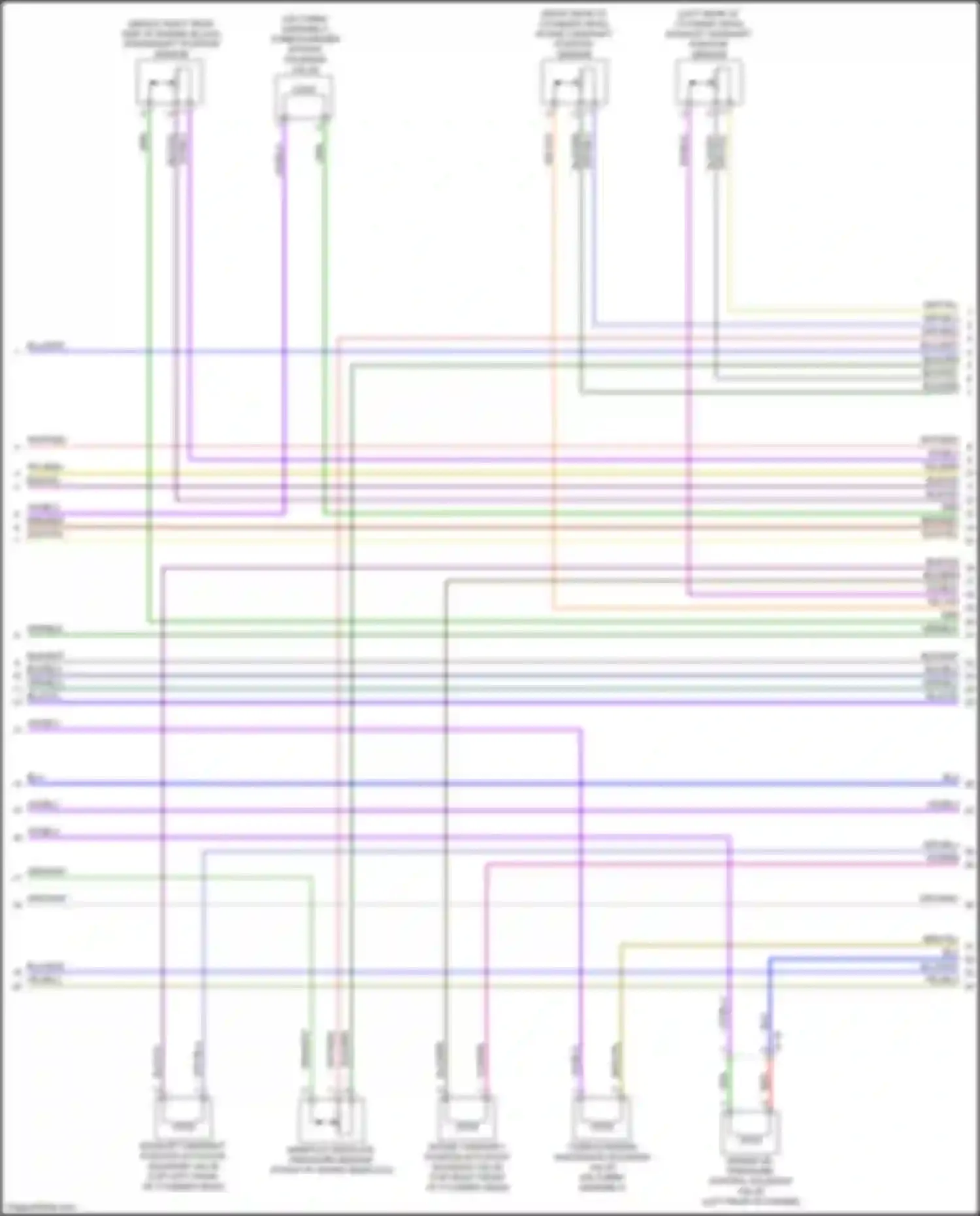 CT6 Cadillac I (2016-2019): Wiring diagram engine performance 2.0l vin x, engine controls circuit (6 of 7)