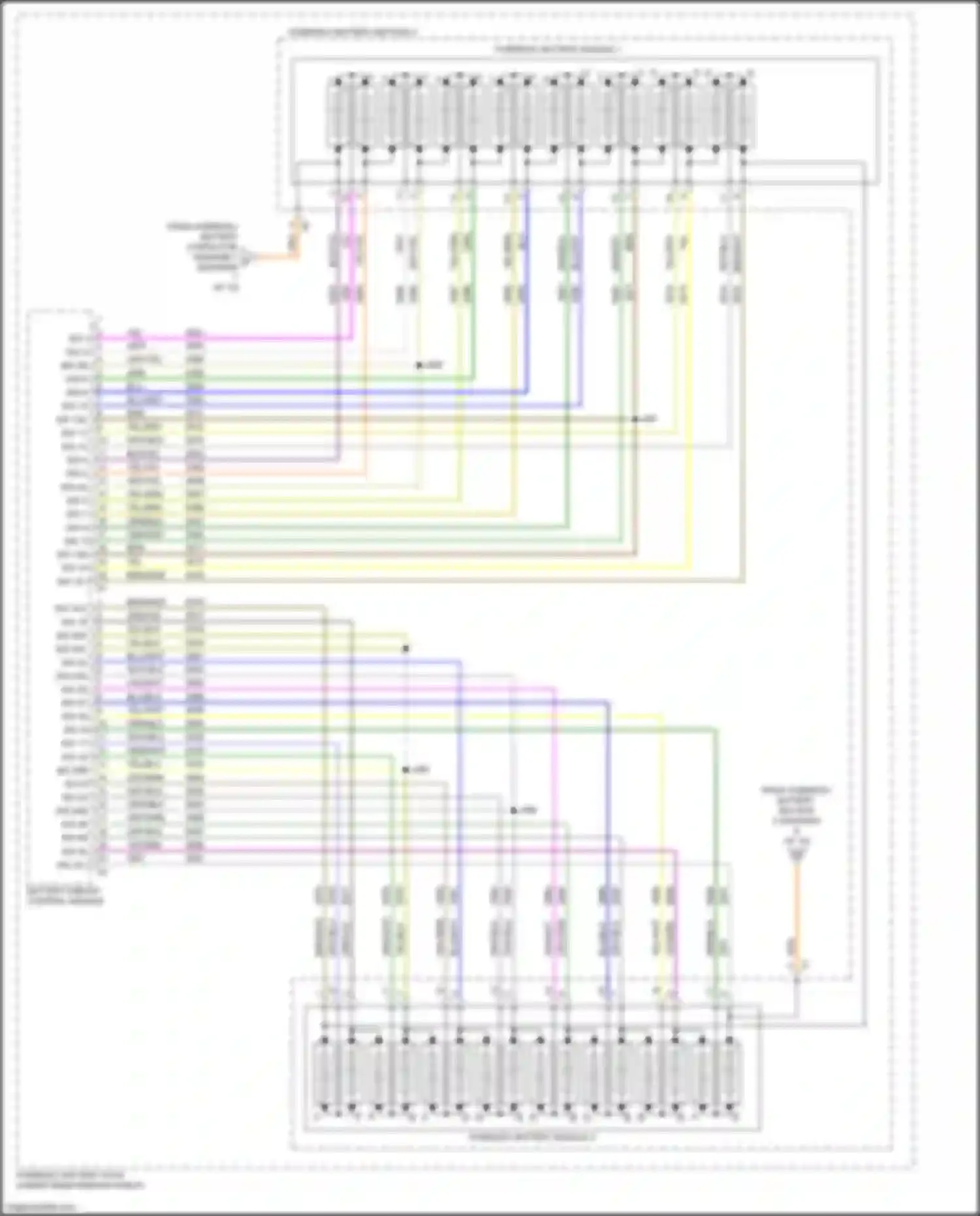 CT6 Cadillac I (2016-2019): Wiring diagram engine performance 2.0l vin x, hybrid system circuit (10 of 10)