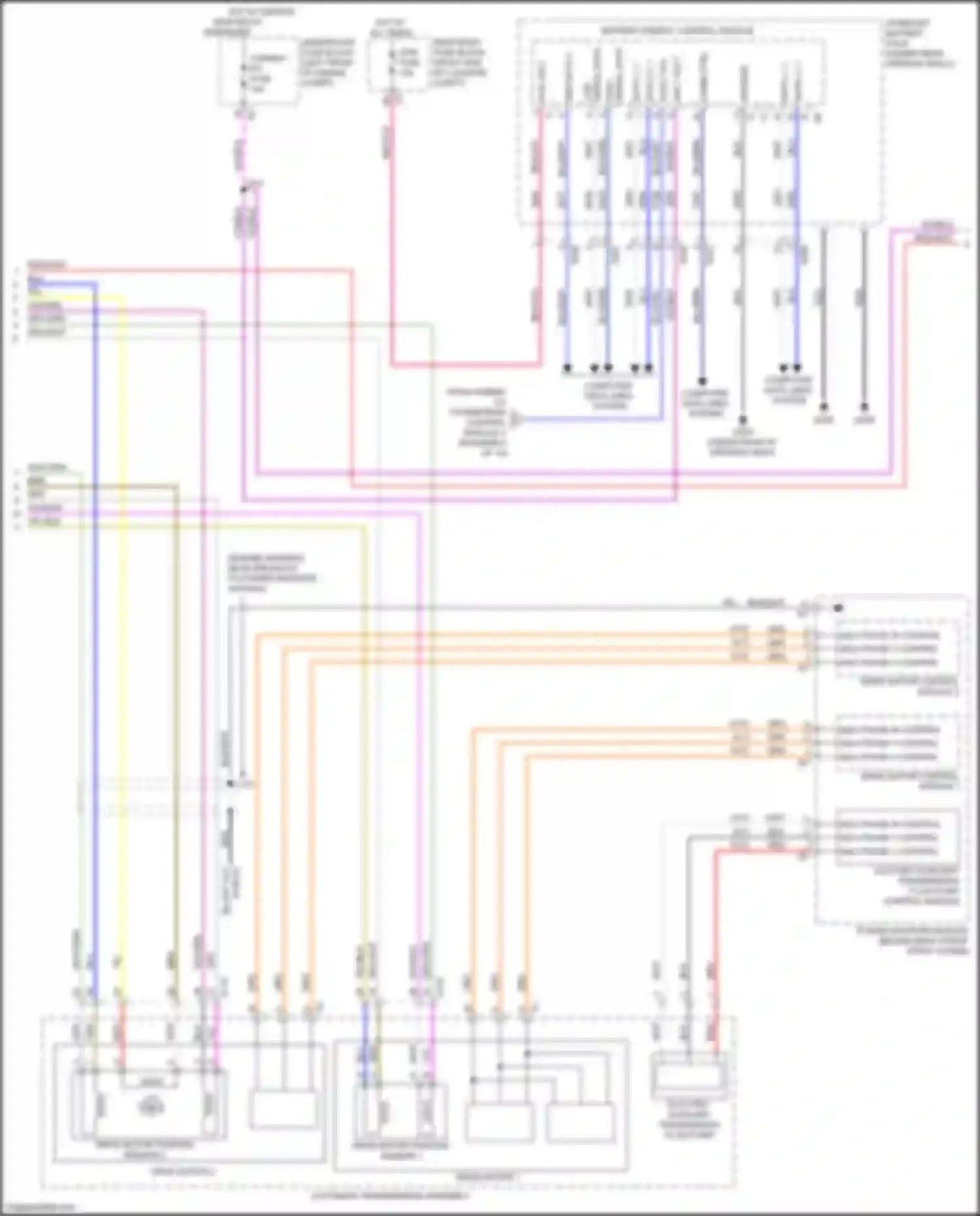 CT6 Cadillac I (2016-2019): Wiring diagram engine performance 2.0l vin x, hybrid system circuit (2 of 10)