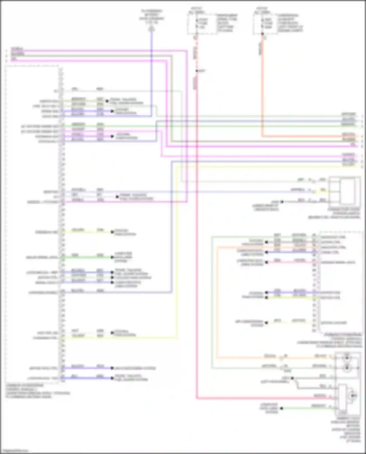 CT6 Cadillac I (2016-2019): Wiring diagram engine performance 2.0l vin x, hybrid system circuit (4 of 10)