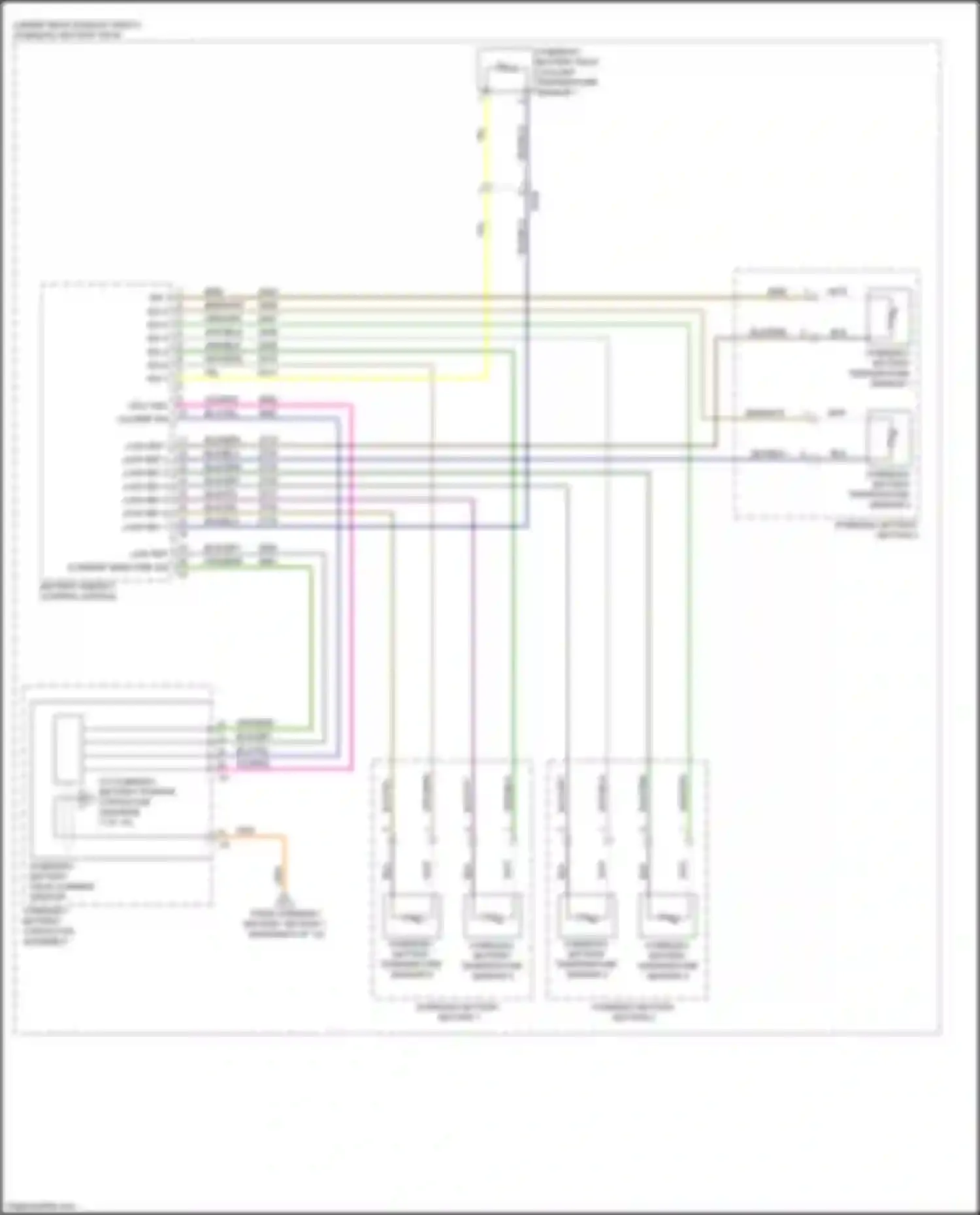 CT6 Cadillac I (2016-2019): Wiring diagram engine performance 2.0l vin x, hybrid system circuit (6 of 10)
