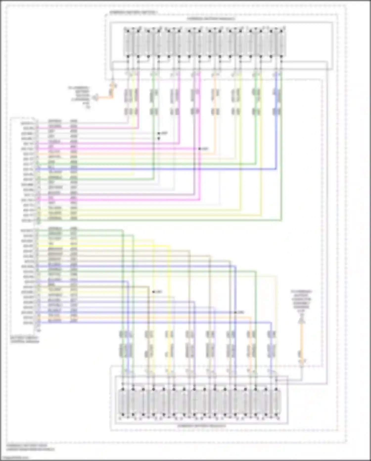CT6 Cadillac I (2016-2019): Wiring diagram engine performance 2.0l vin x, hybrid system circuit (8 of 10)