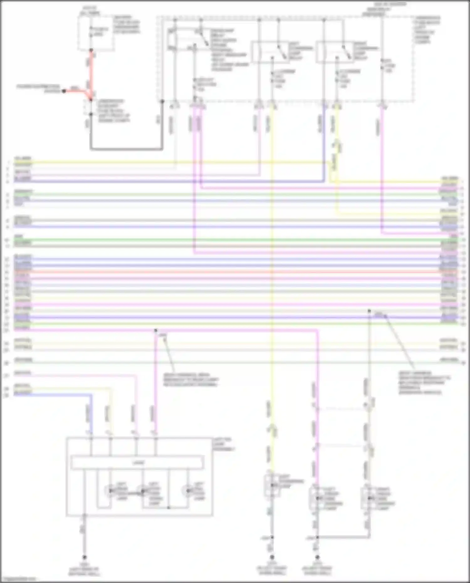 CT6 Cadillac I (2016-2019): Exterior lamps circuit (2 of 6)