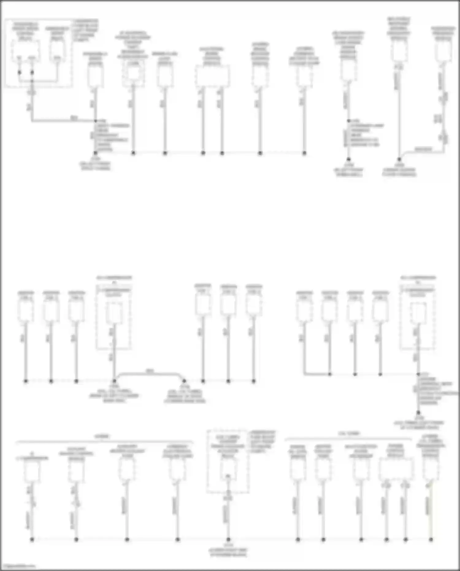 CT6 Cadillac I (2016-2019): Ground distribution circuit (2 of 9)