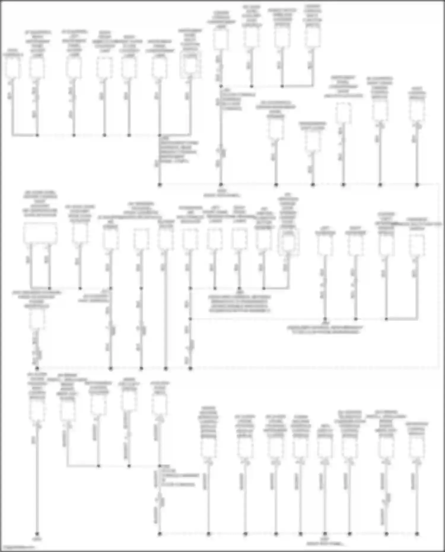 CT6 Cadillac I (2016-2019): Ground distribution circuit (4 of 9)