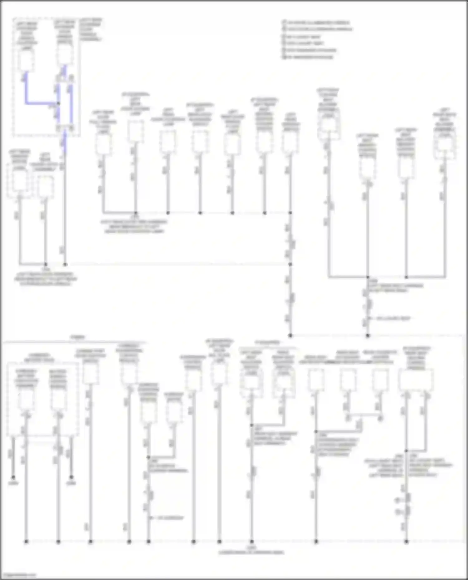 CT6 Cadillac I (2016-2019): Ground distribution circuit (7 of 9)