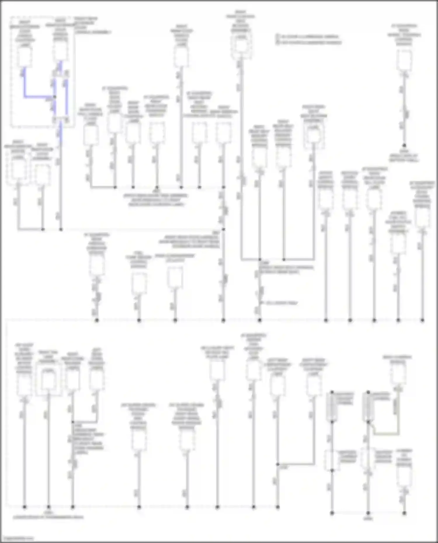 CT6 Cadillac I (2016-2019): Ground distribution circuit (8 of 9)