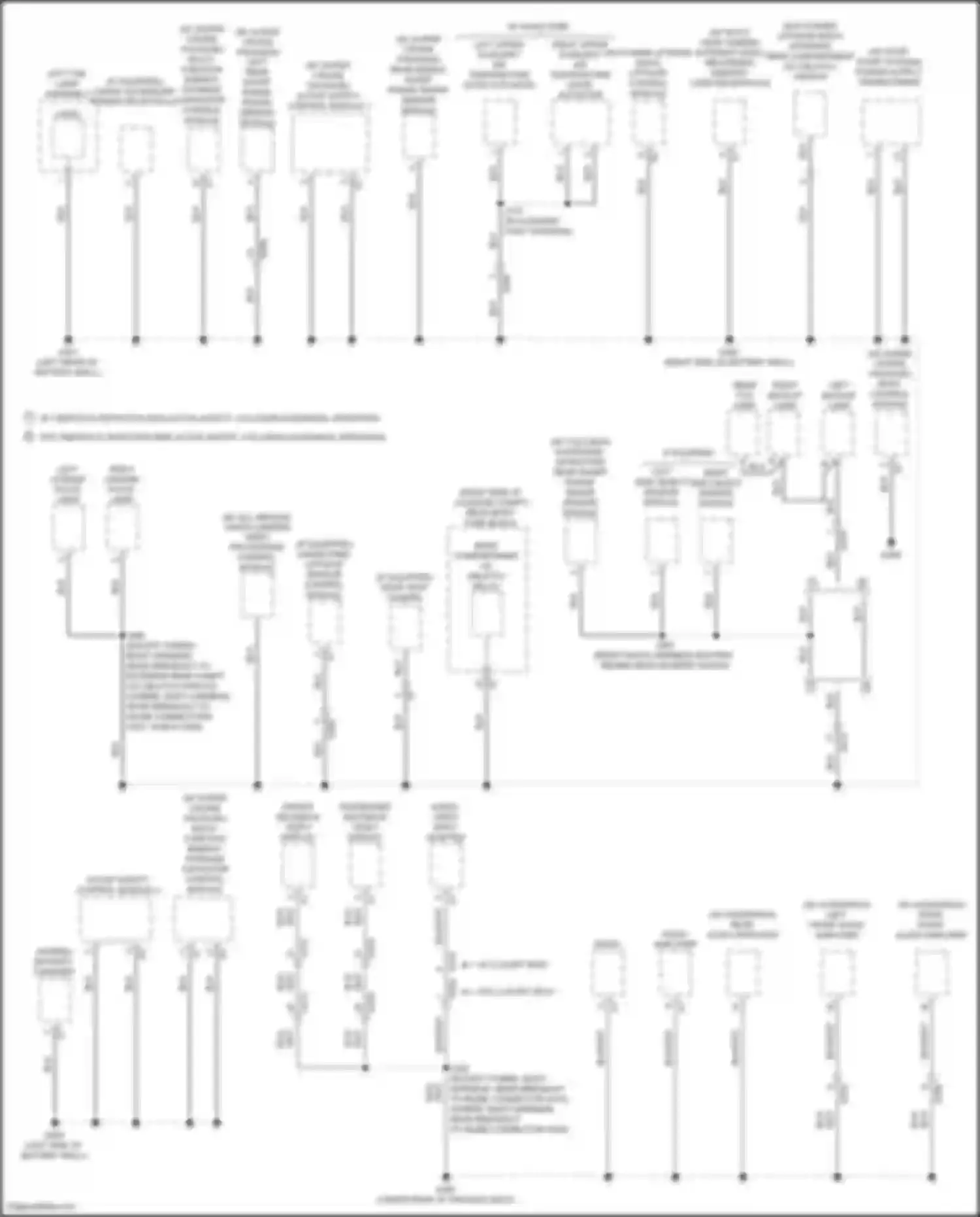 CT6 Cadillac I (2016-2019): Ground distribution circuit (9 of 9)