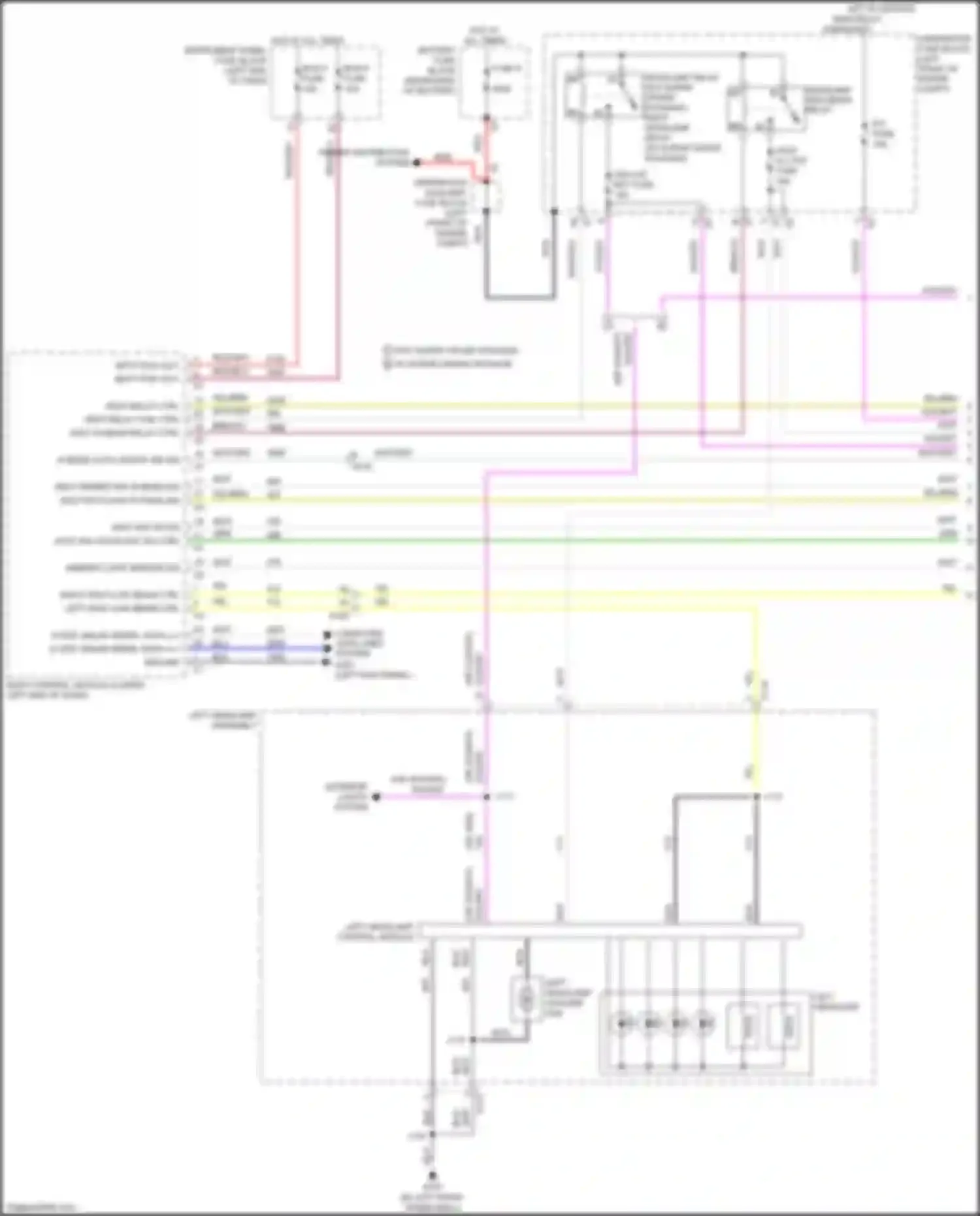 CT6 Cadillac I (2016-2019): Headlights circuit (1 of 2)