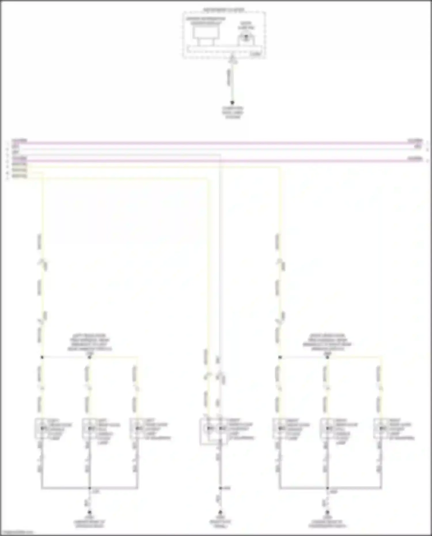 CT6 Cadillac I (2016-2019): Courtesy lamps circuit (5 of 6)