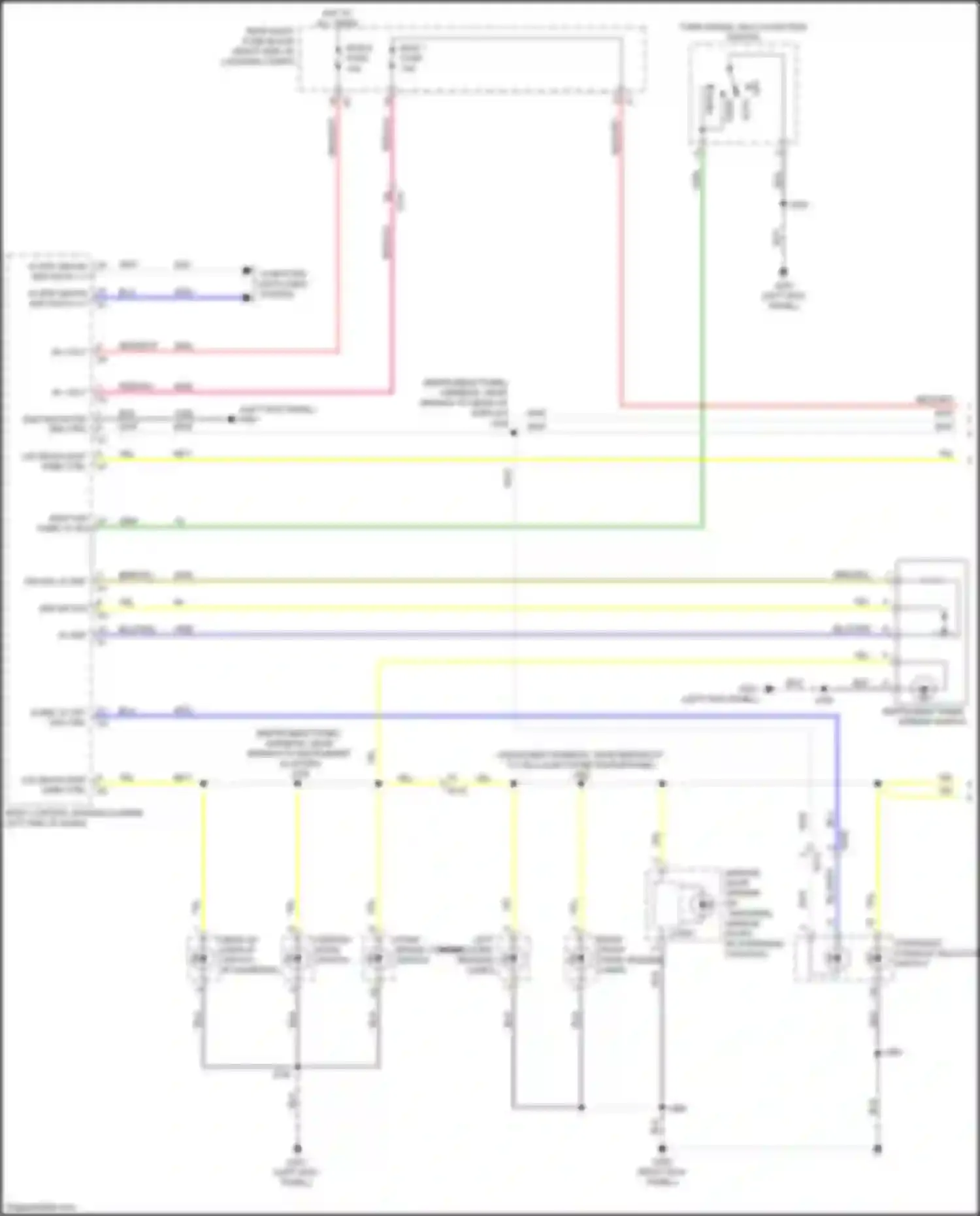 CT6 Cadillac I (2016-2019): Instrument illumination circuit (1 of 4)