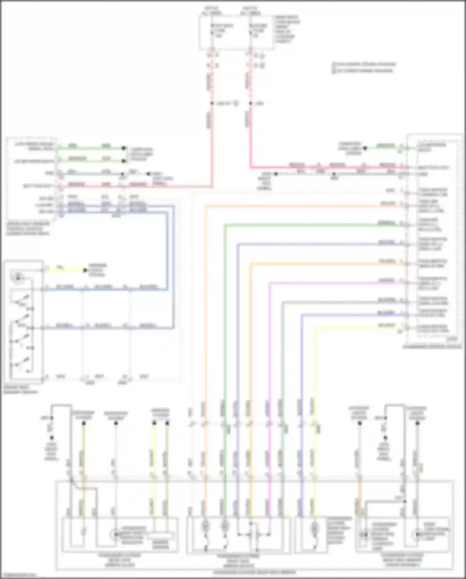 CT6 Cadillac I (2016-2019): Memory mirrors circuit (2 of 2)