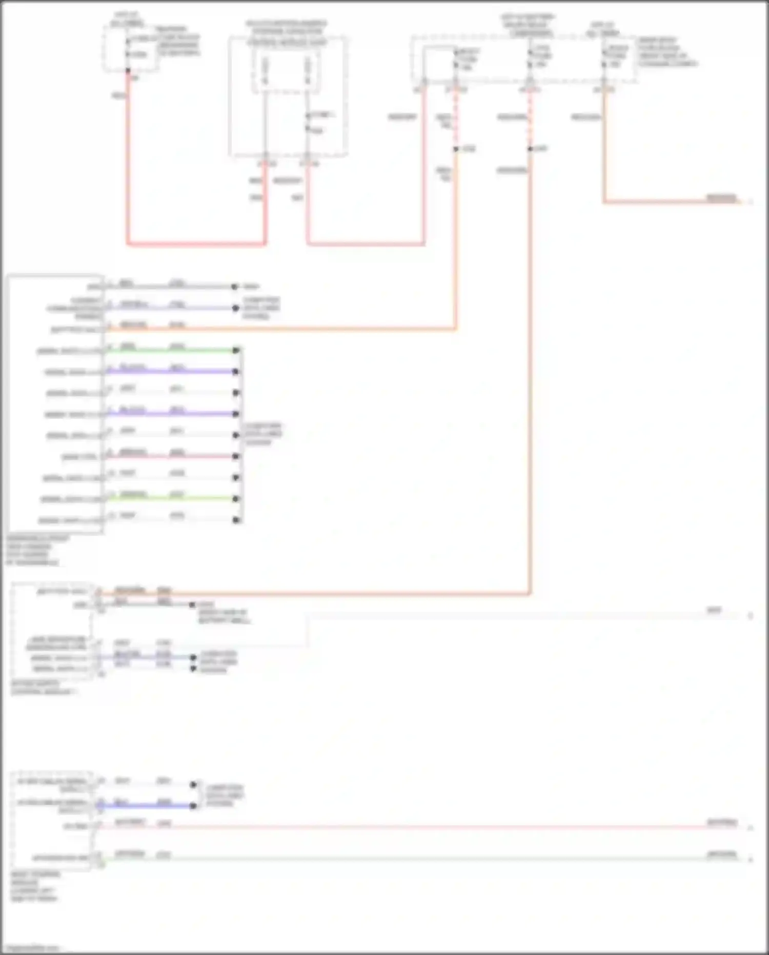 CT6 Cadillac I (2016-2019): Lane departure warning circuit, w/ super cruise package (1 of 2)