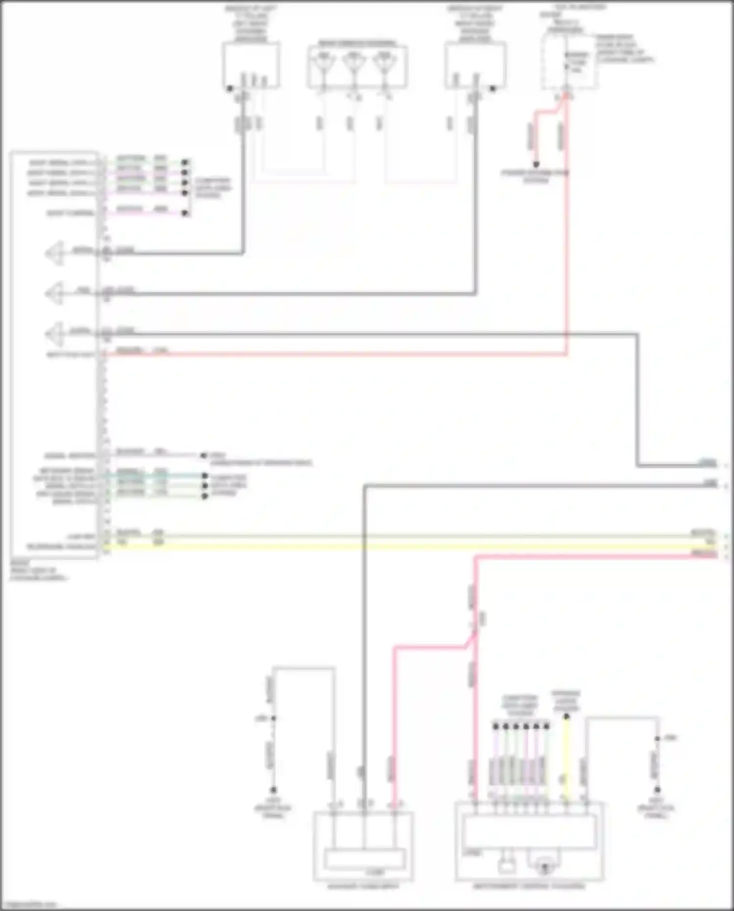 CT6 Cadillac I (2016-2019): Navigation circuit, w/ audiophile system (1 of 7)