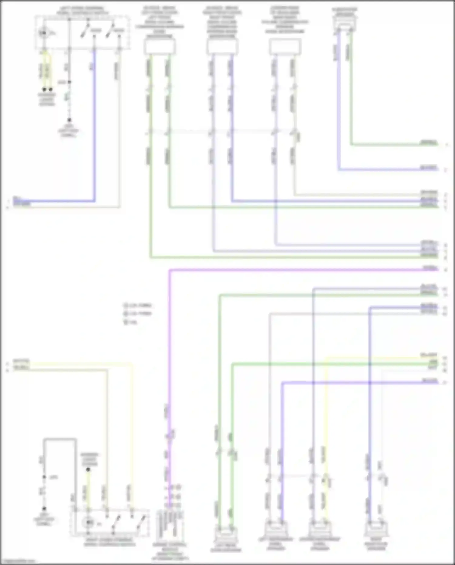 CT6 Cadillac I (2016-2019): Navigation circuit, w/o audiophile system (4 of 5)