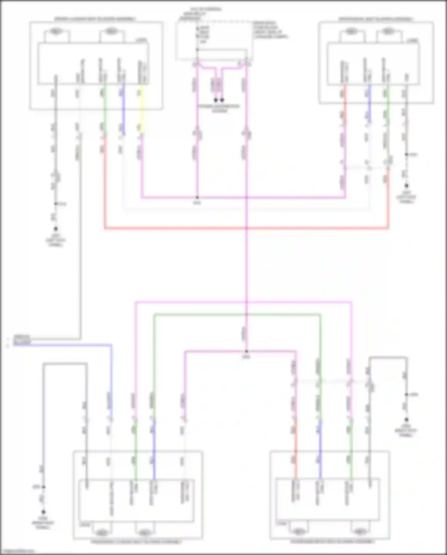 CT6 Cadillac I (2016-2019): Front heated seats circuit (2 of 2)