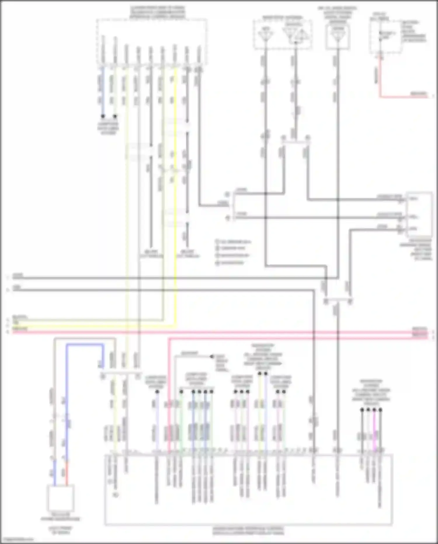 CT6 Cadillac I (2016-2019): Radio circuit, w/ audiophile system (2 of 7)
