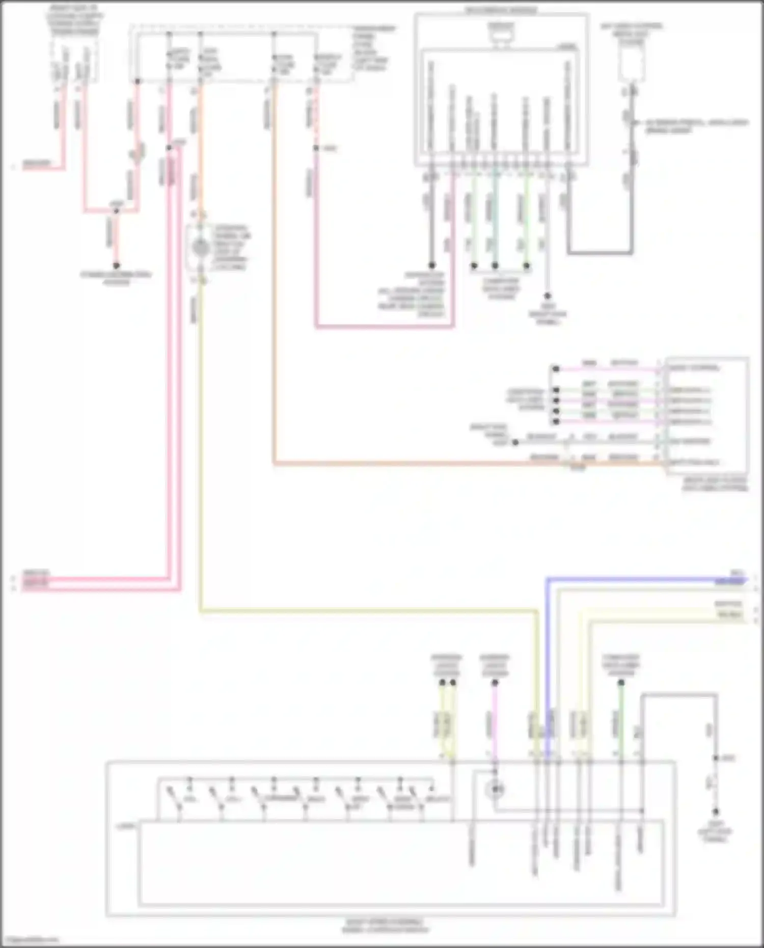 CT6 Cadillac I (2016-2019): Radio circuit, w/ audiophile system (3 of 7)