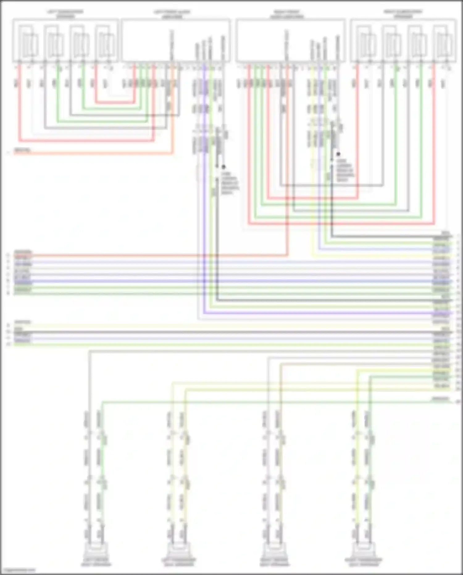 CT6 Cadillac I (2016-2019): Radio circuit, w/ audiophile system (5 of 7)
