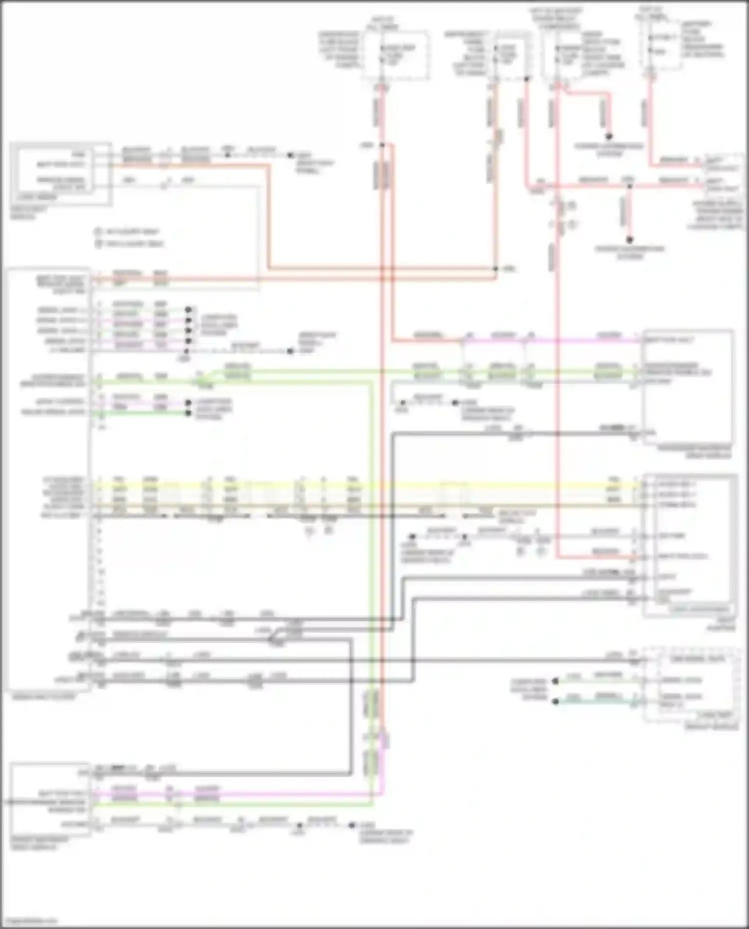 CT6 Cadillac I (2016-2019): Video system circuit