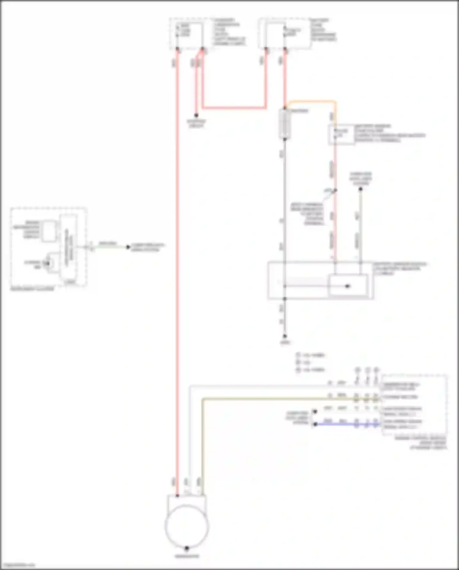 CT6 Cadillac I (2016-2019): Charging circuit