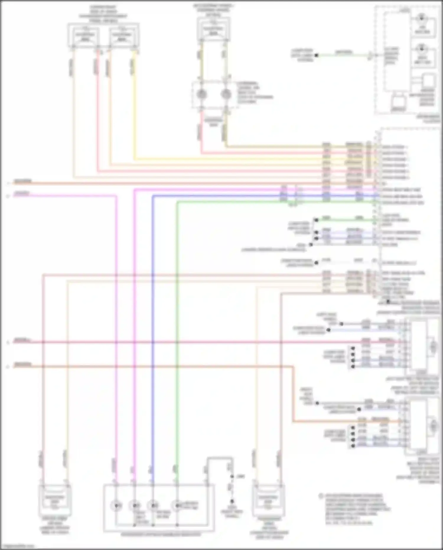 CT6 Cadillac I (2016-2019): Supplemental restraints circuit (3 of 3)
