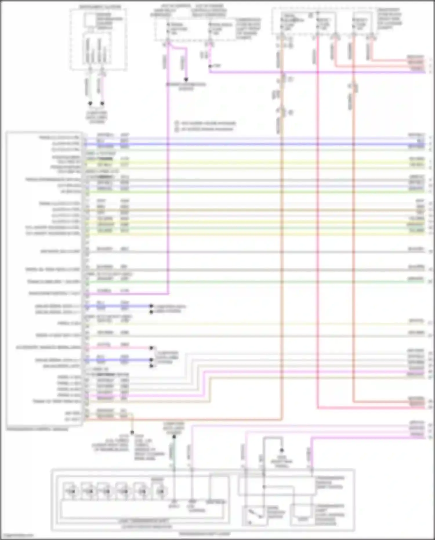 CT6 Cadillac I (2016-2019): A/t circuit, except hybrid (1 of 3)