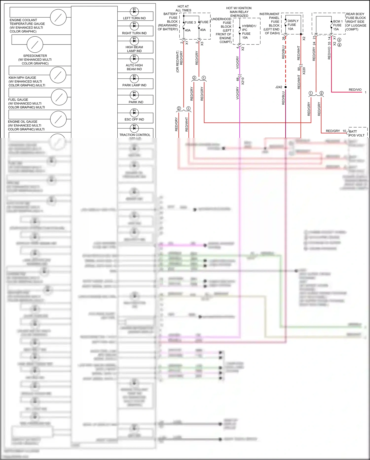 Cadillac CT6 I (2016-2019) "check engine" ind ctrl wiring diagram  (1 of 3)