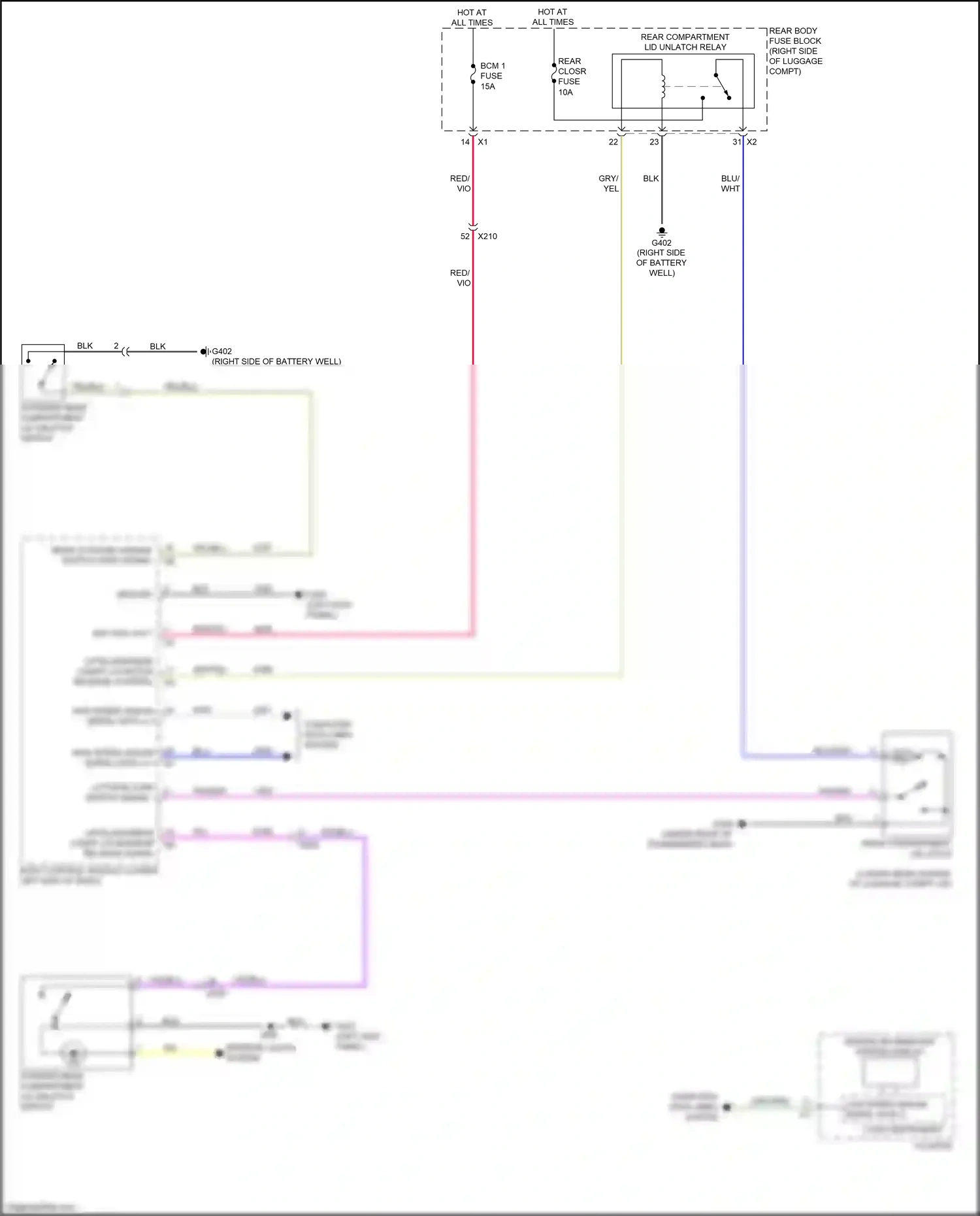 Cadillac CT6 I (2016-2019) computer data lines system wiring diagram  (99 of 132)