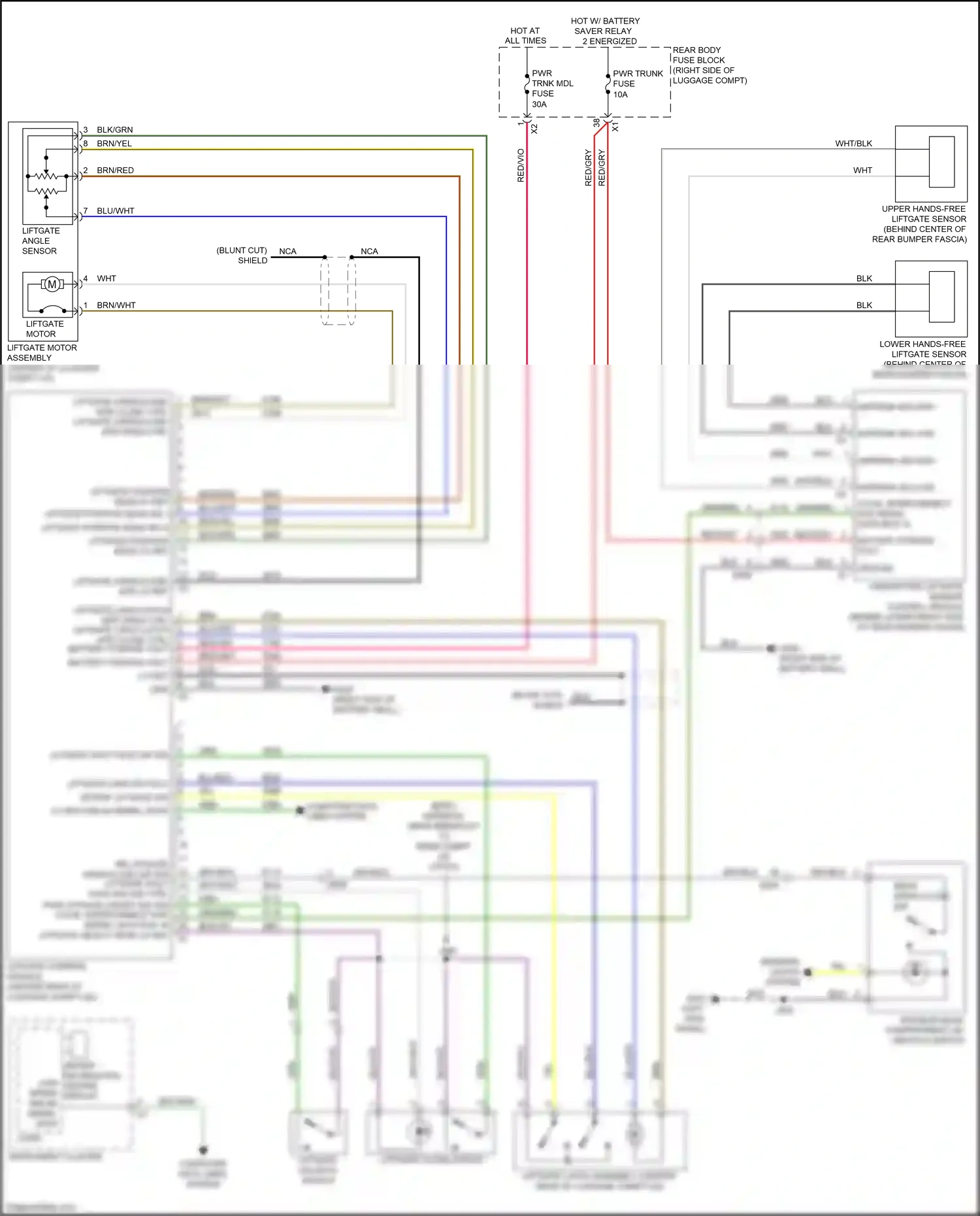 Cadillac CT6 I (2016-2019) computer data lines system wiring diagram  (98 of 132)
