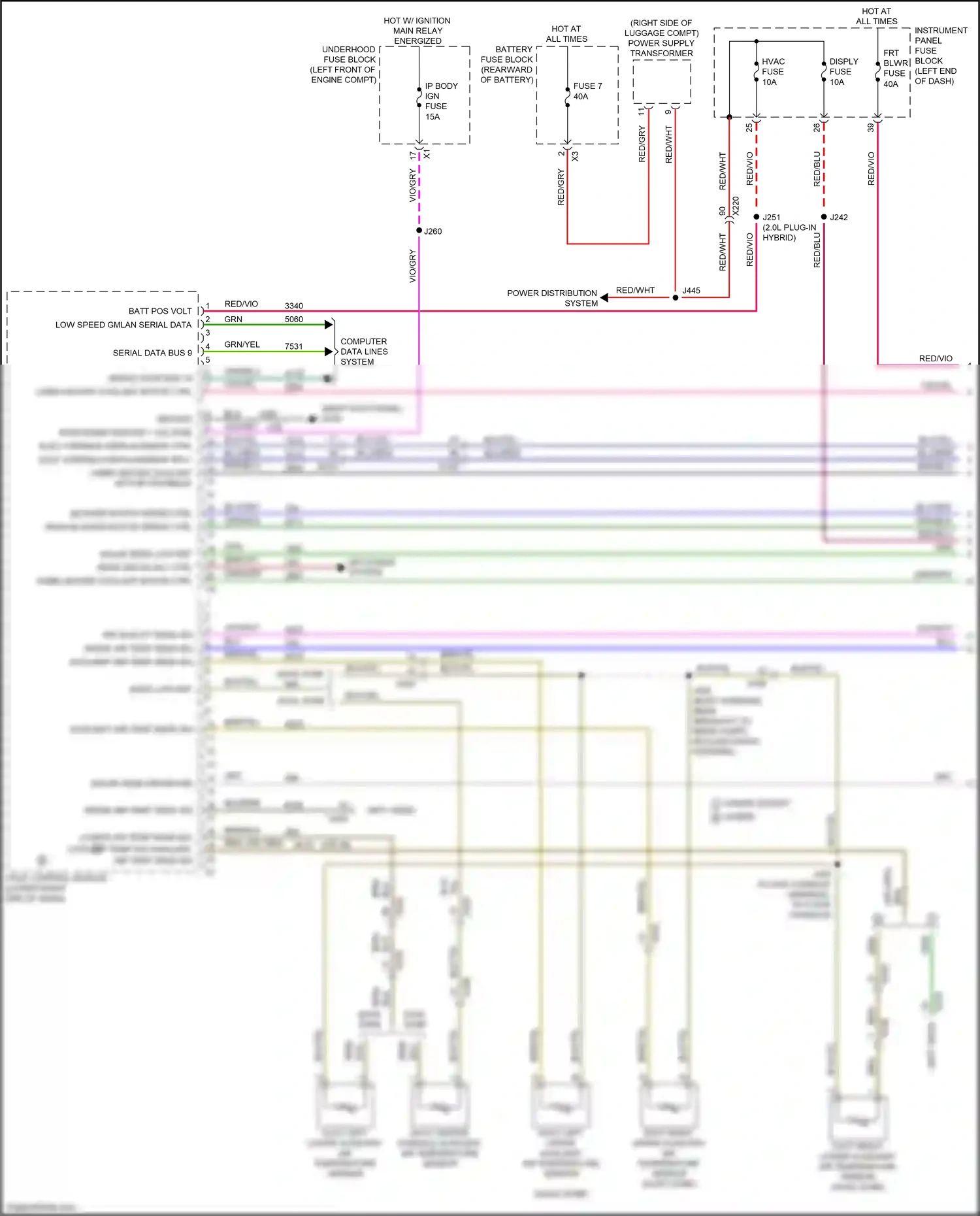 Cadillac CT6 I (2016-2019) computer data lines system wiring diagram  (1 of 132)