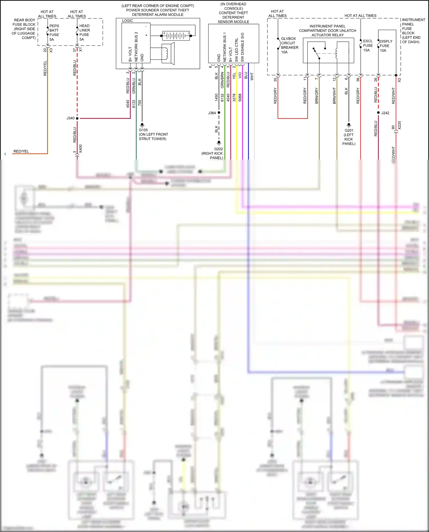Cadillac CT6 I (2016-2019) computer data lines system wiring diagram  (112 of 132)