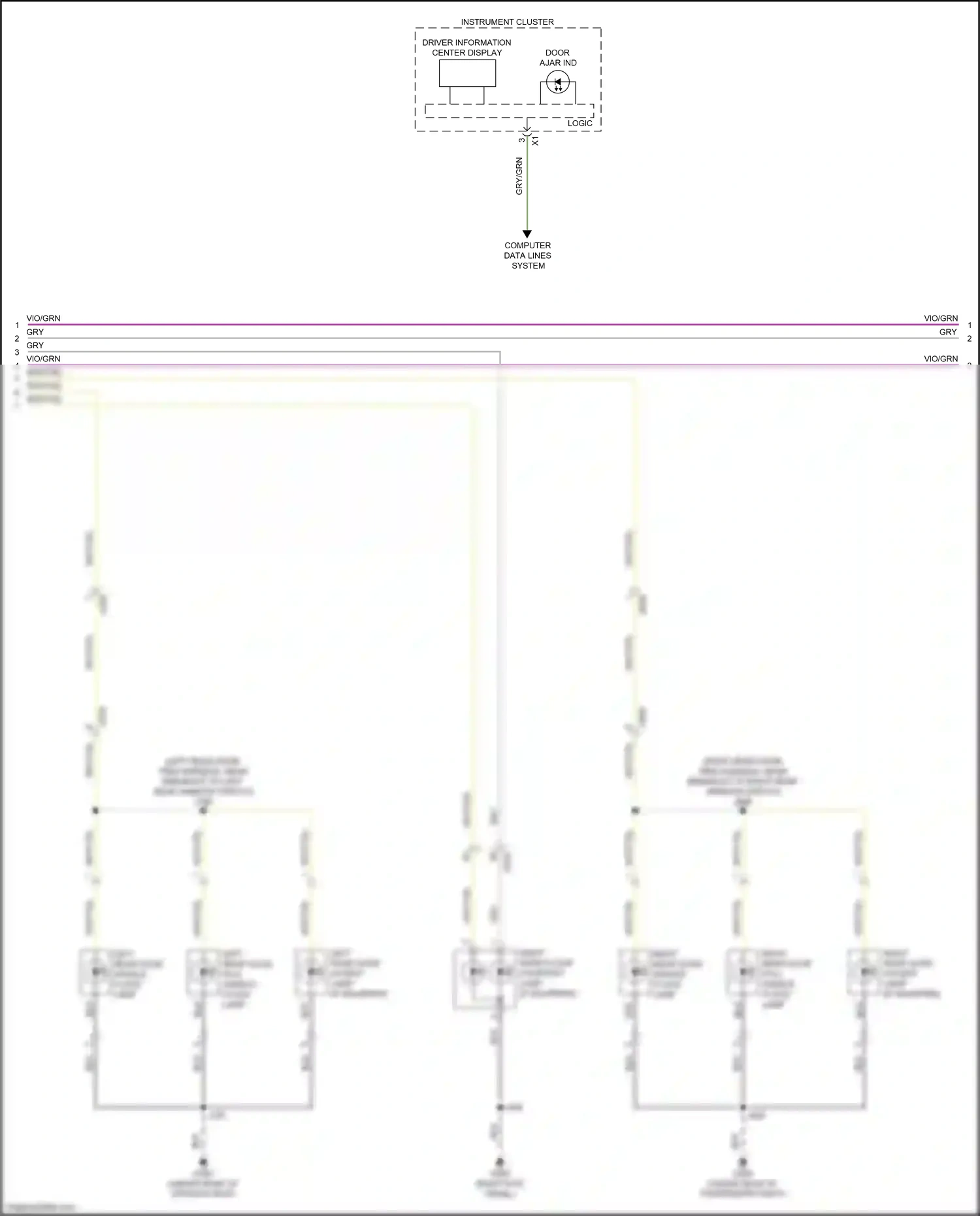 Cadillac CT6 I (2016-2019) computer data lines system wiring diagram  (34 of 132)