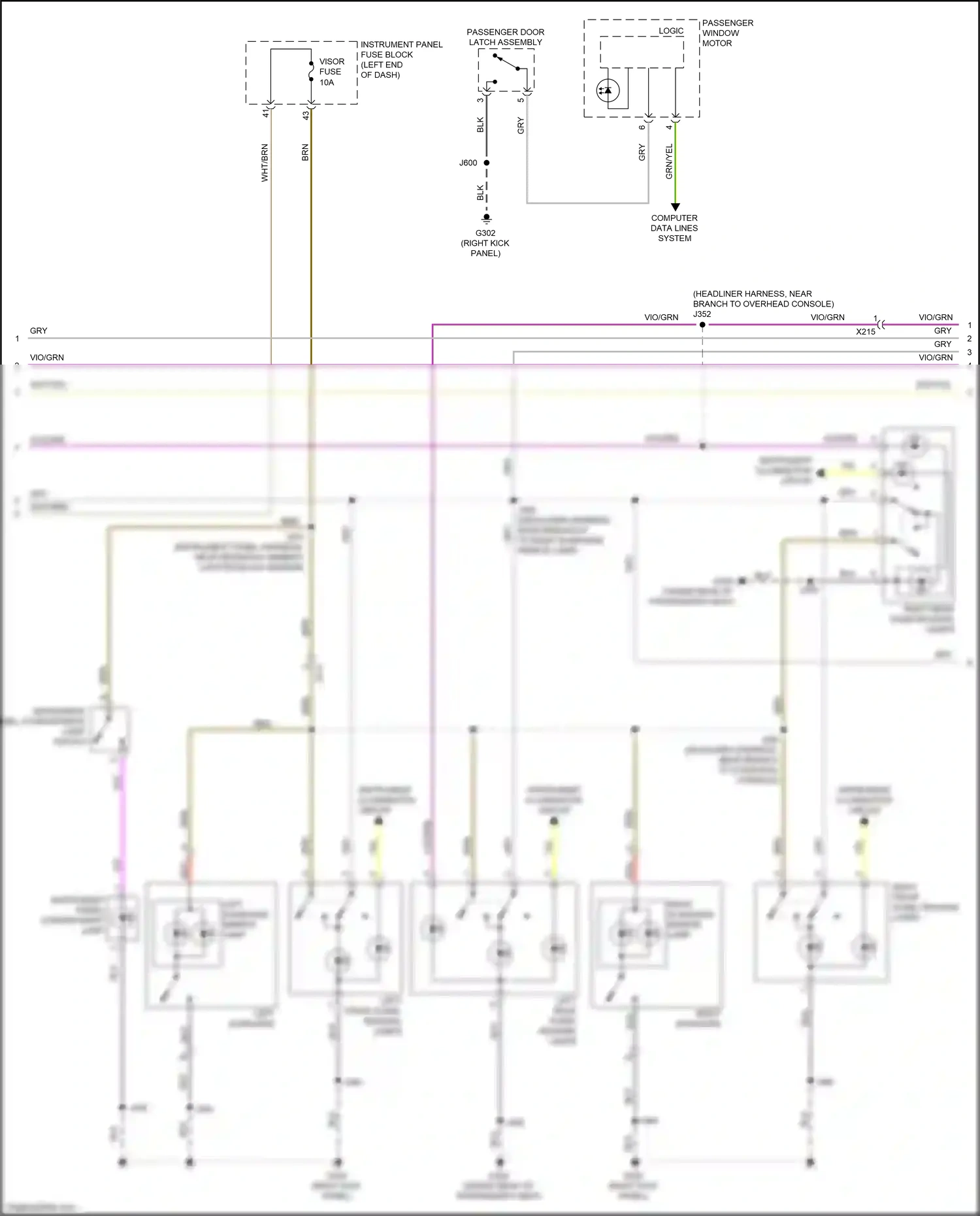 Cadillac CT6 I (2016-2019) computer data lines system wiring diagram  (32 of 132)
