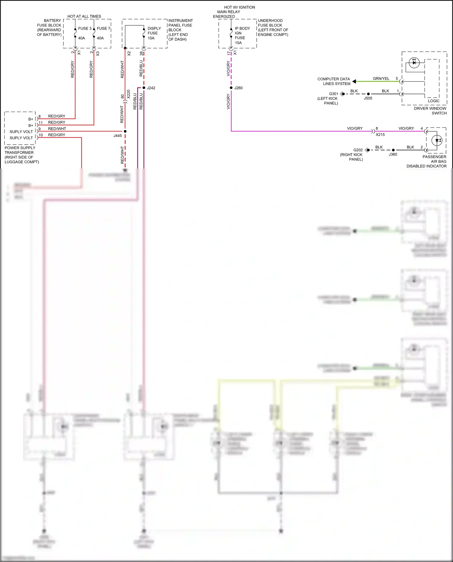 Cadillac CT6 I (2016-2019) computer data lines system wiring diagram  (36 of 132)
