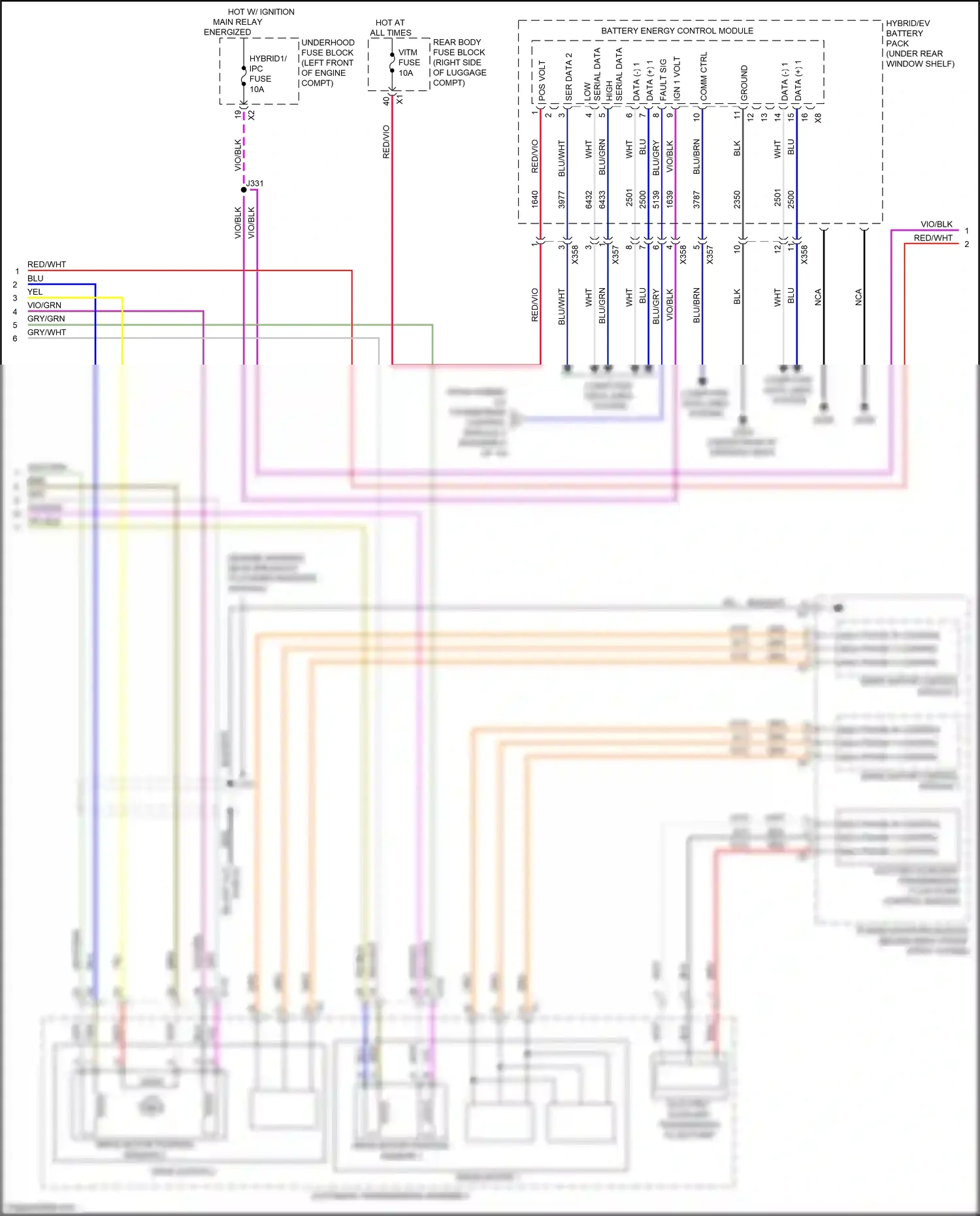 Cadillac CT6 I (2016-2019) computer data lines system wiring diagram  (125 of 132)