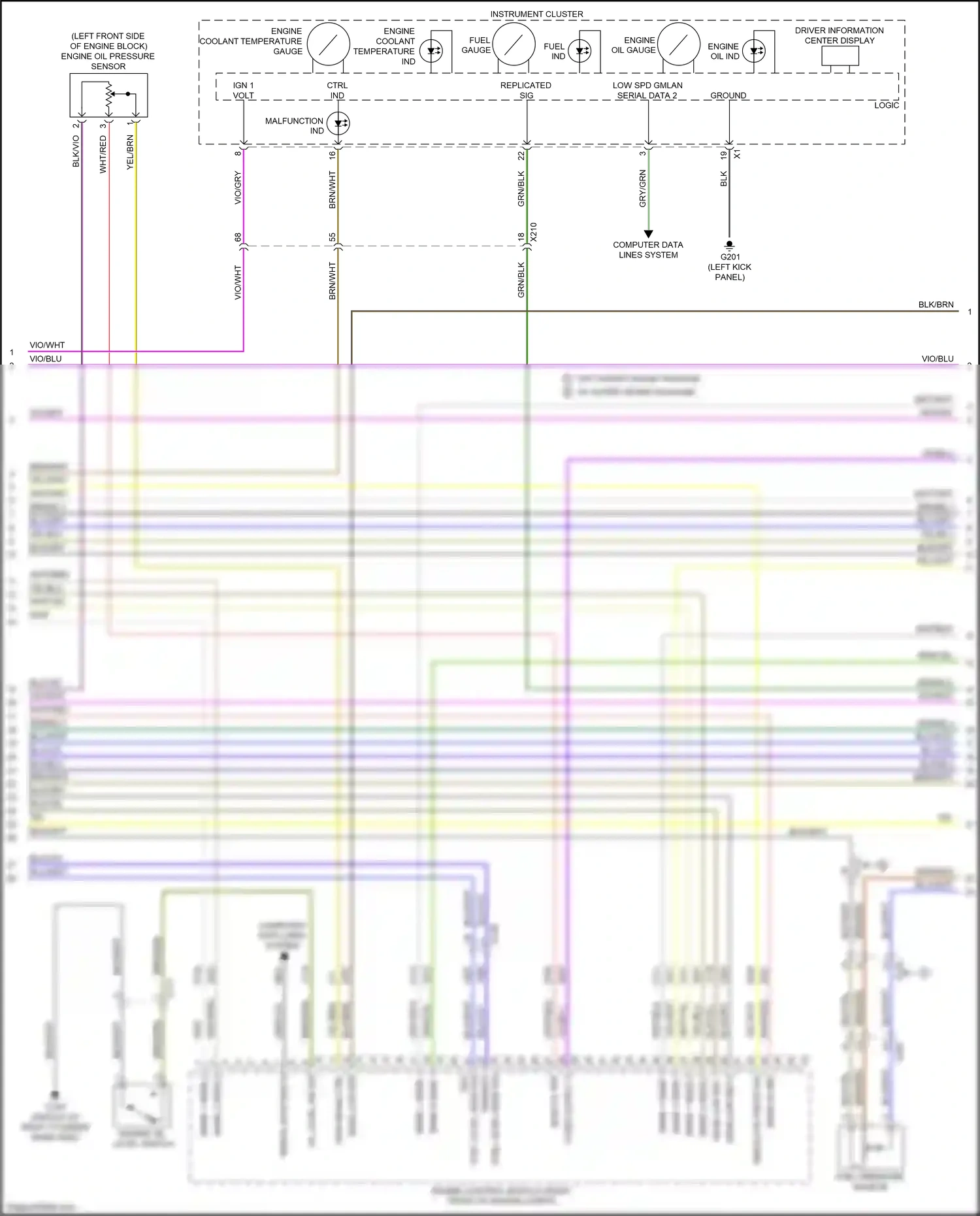 Cadillac CT6 I (2016-2019) ctrl ind wiring diagram  (2 of 2)