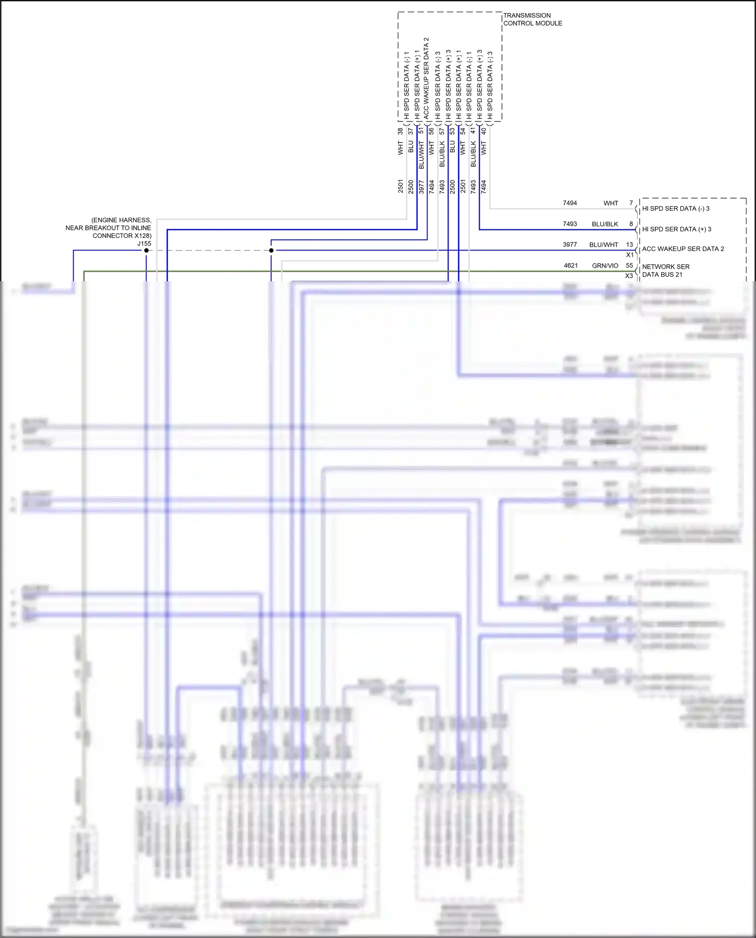 Cadillac CT6 I (2016-2019) data comm enable wiring diagram  (2 of 12)