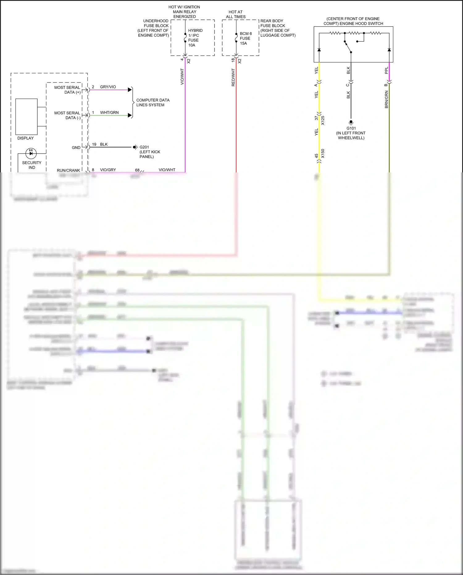 Cadillac CT6 I (2016-2019) engine control module wiring diagram  (23 of 30)
