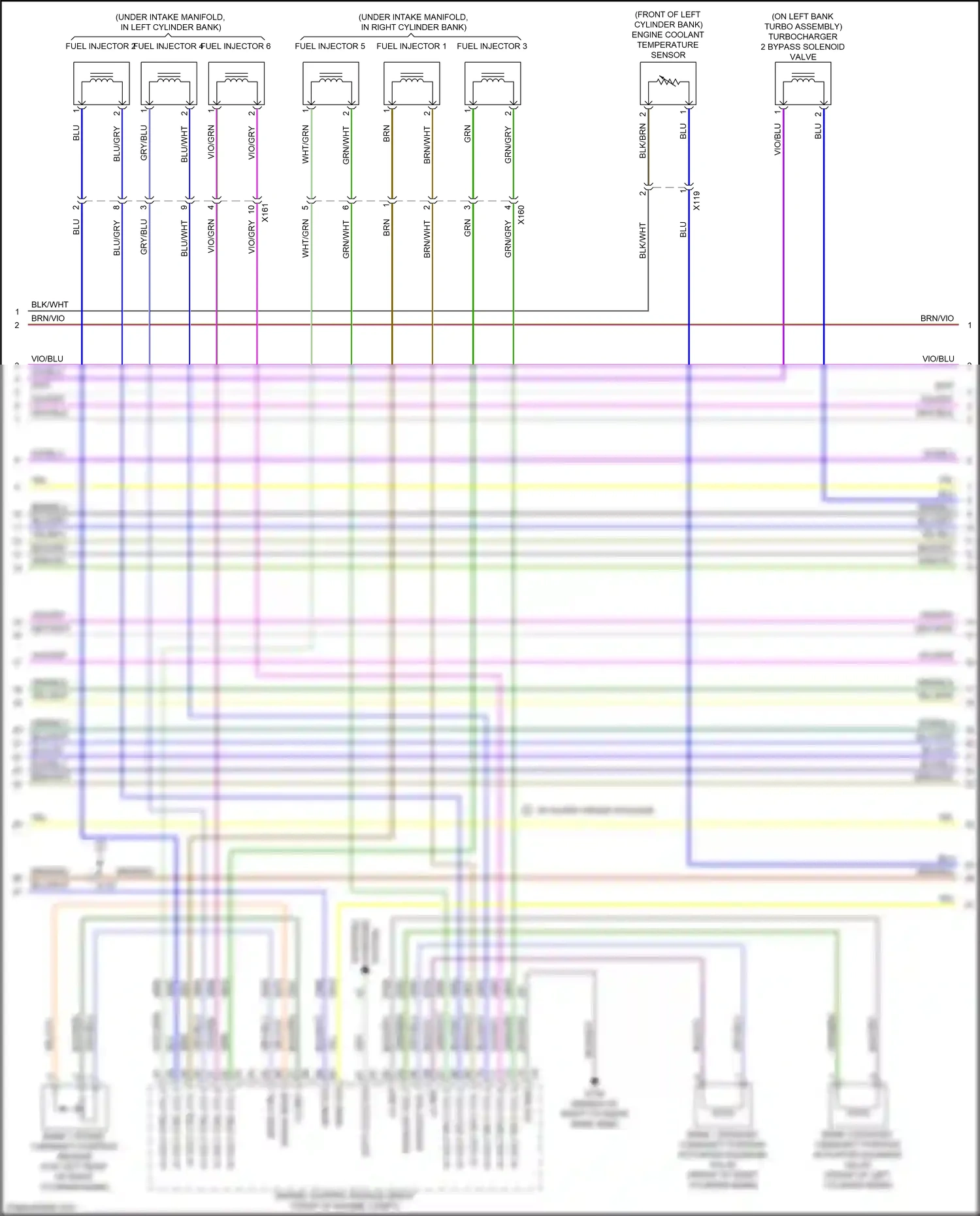 Cadillac CT6 I (2016-2019) engine coolant temperature sensor wiring diagram  (4 of 5)