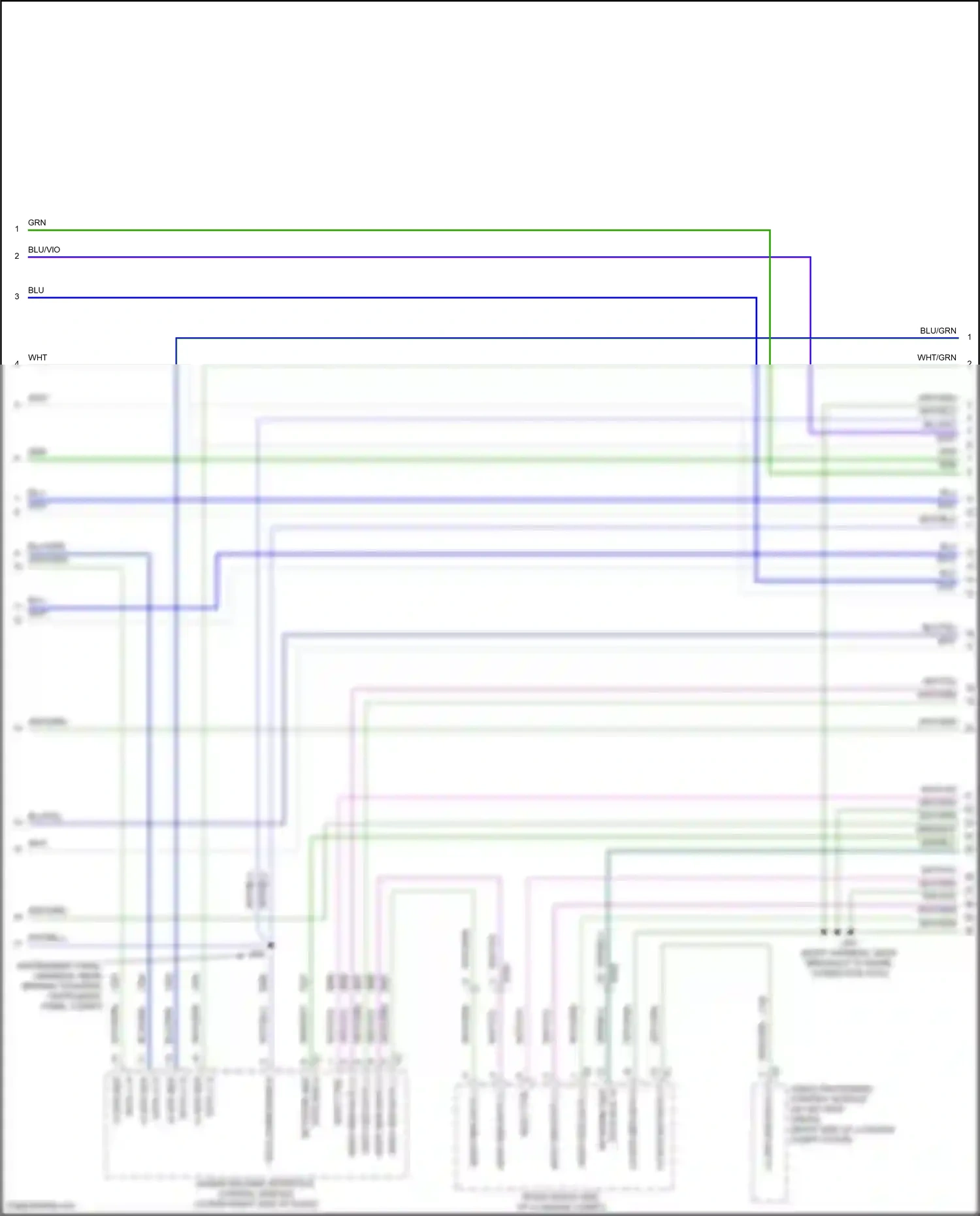 Cadillac CT6 I (2016-2019) human machine interface control module wiring diagram  (2 of 8)