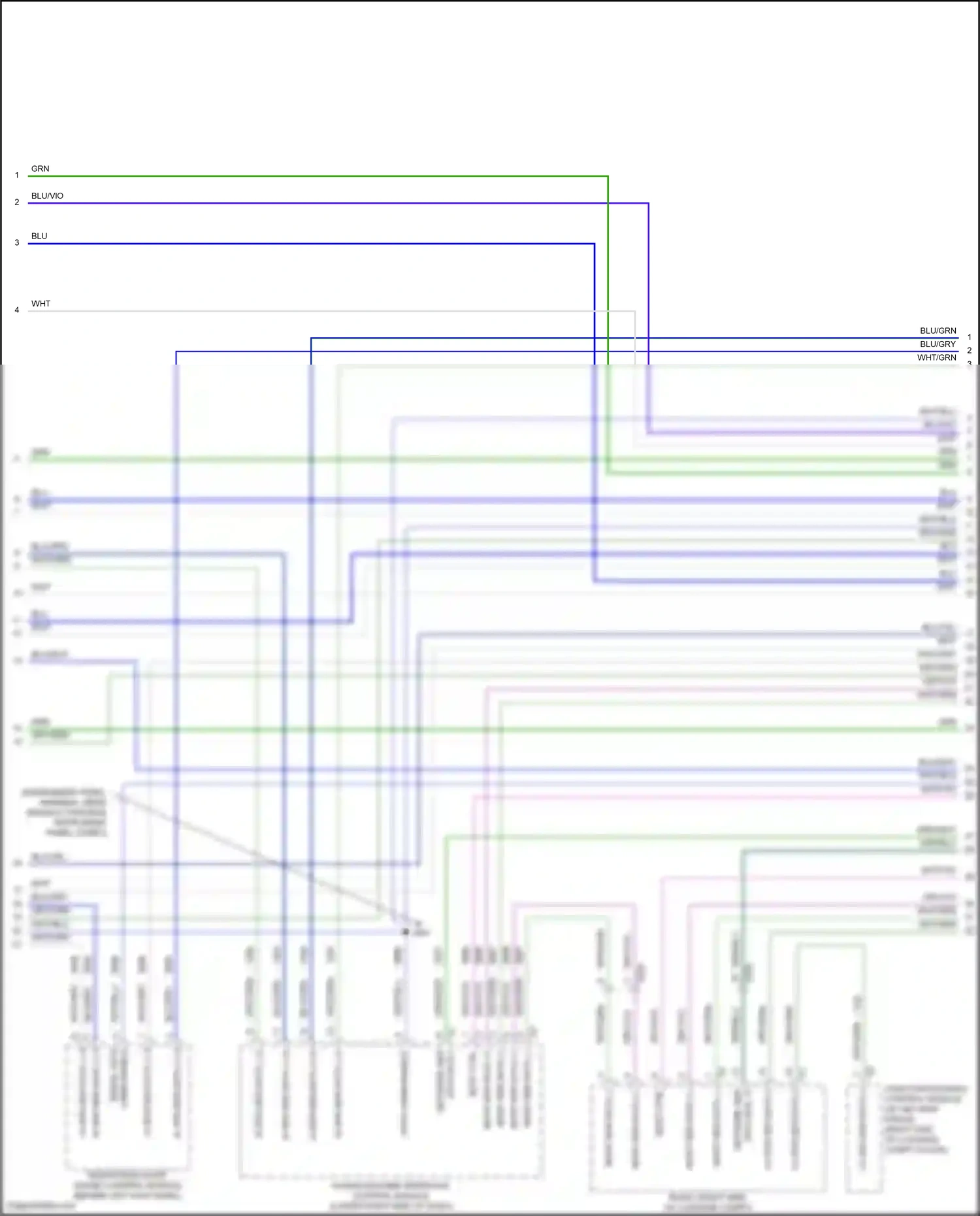 Cadillac CT6 I (2016-2019) human machine interface control module wiring diagram  (4 of 8)