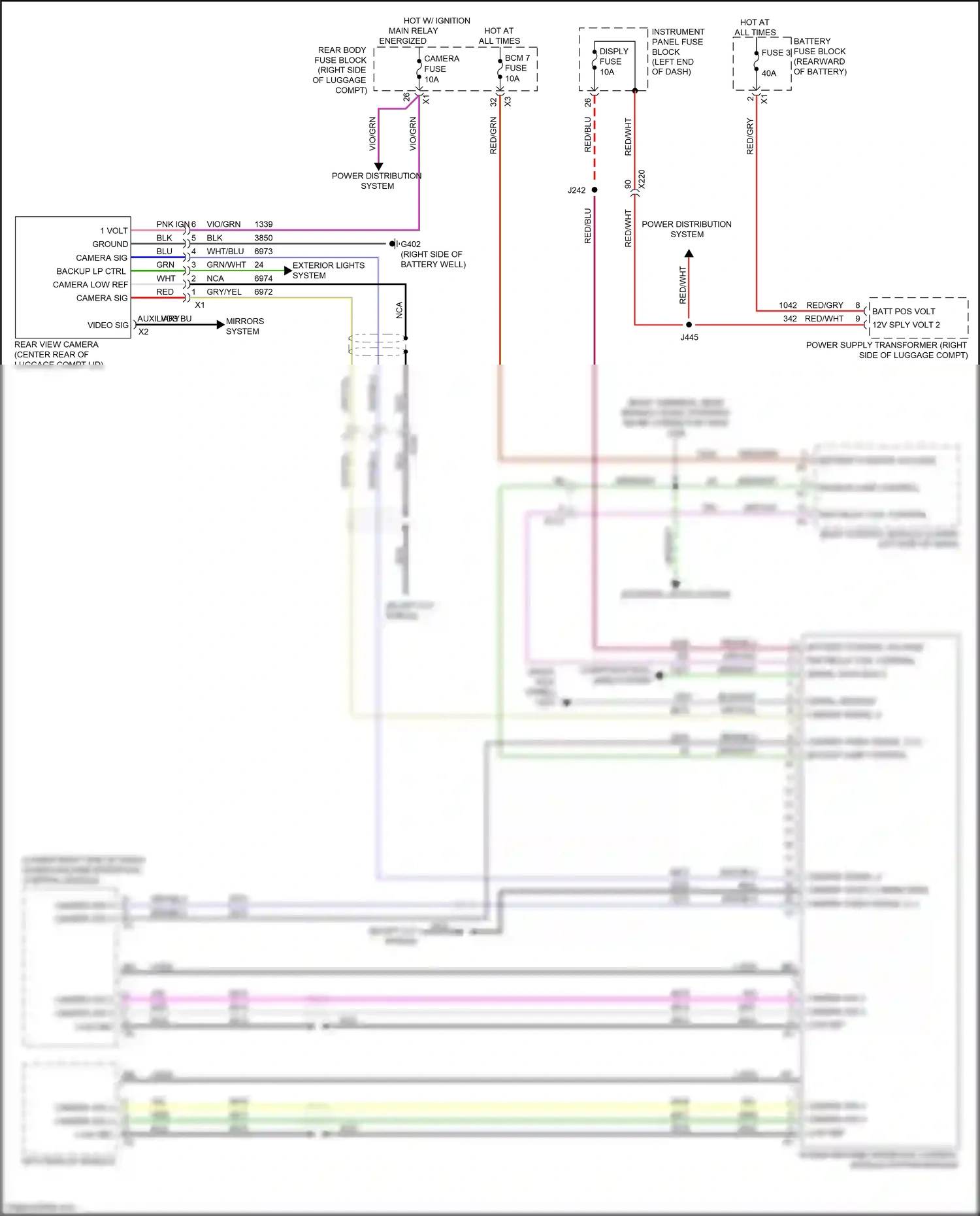 Cadillac CT6 I (2016-2019) info display module wiring diagram  (12 of 12)