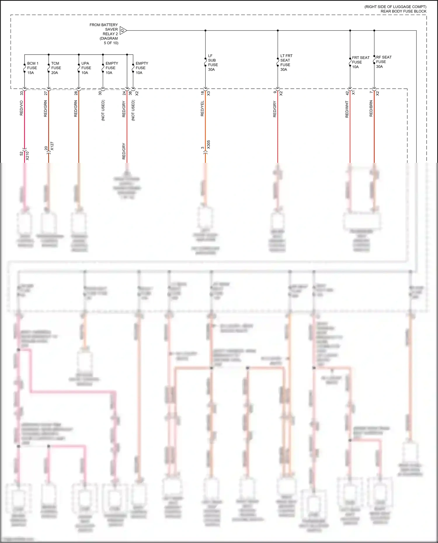 Cadillac CT6 I (2016-2019) keyless entry control module wiring diagram  (7 of 10)