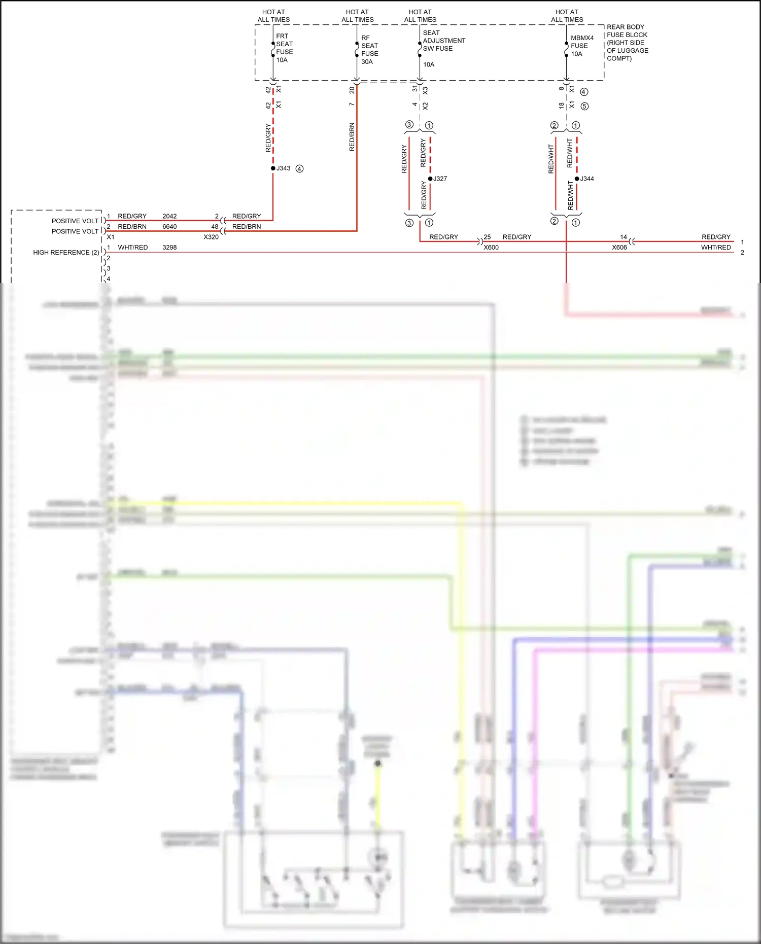 Cadillac CT6 I (2016-2019) low reference wiring diagram  (2 of 2)