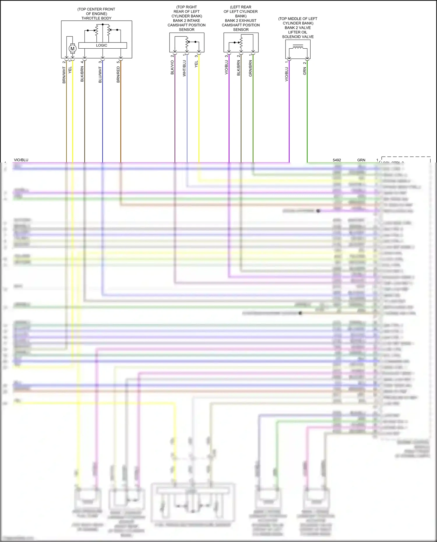 Cadillac CT6 I (2016-2019) low side ctrl wiring diagram  (1 of 1)