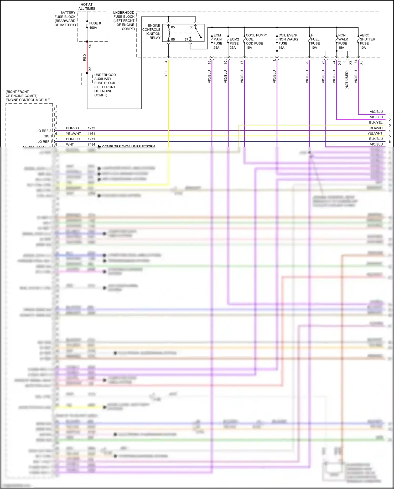 Cadillac CT6 I (2016-2019) sol ctrl wiring diagram  (1 of 4)