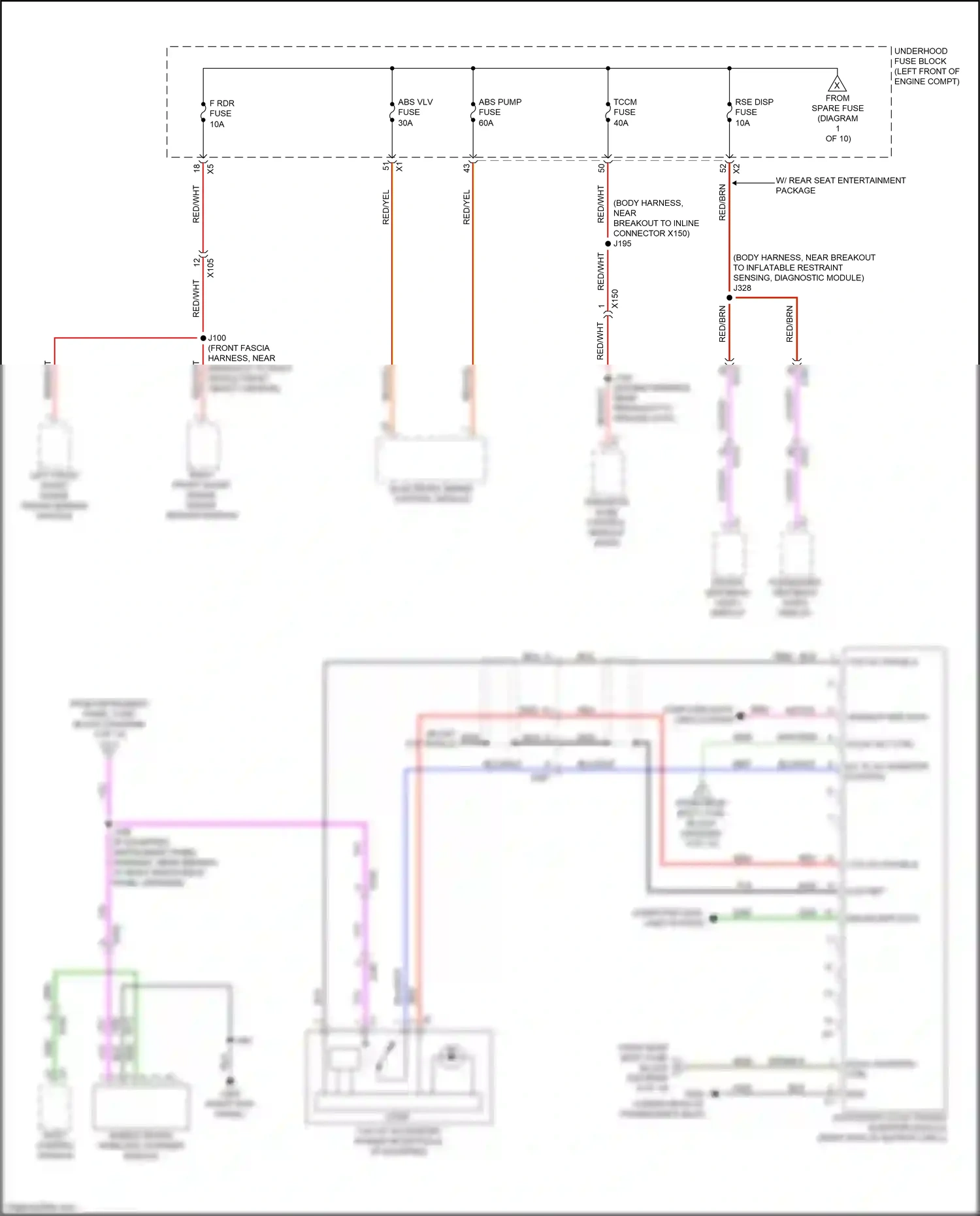 Cadillac CT6 I (2016-2019) transfer case control module wiring diagram  (3 of 5)