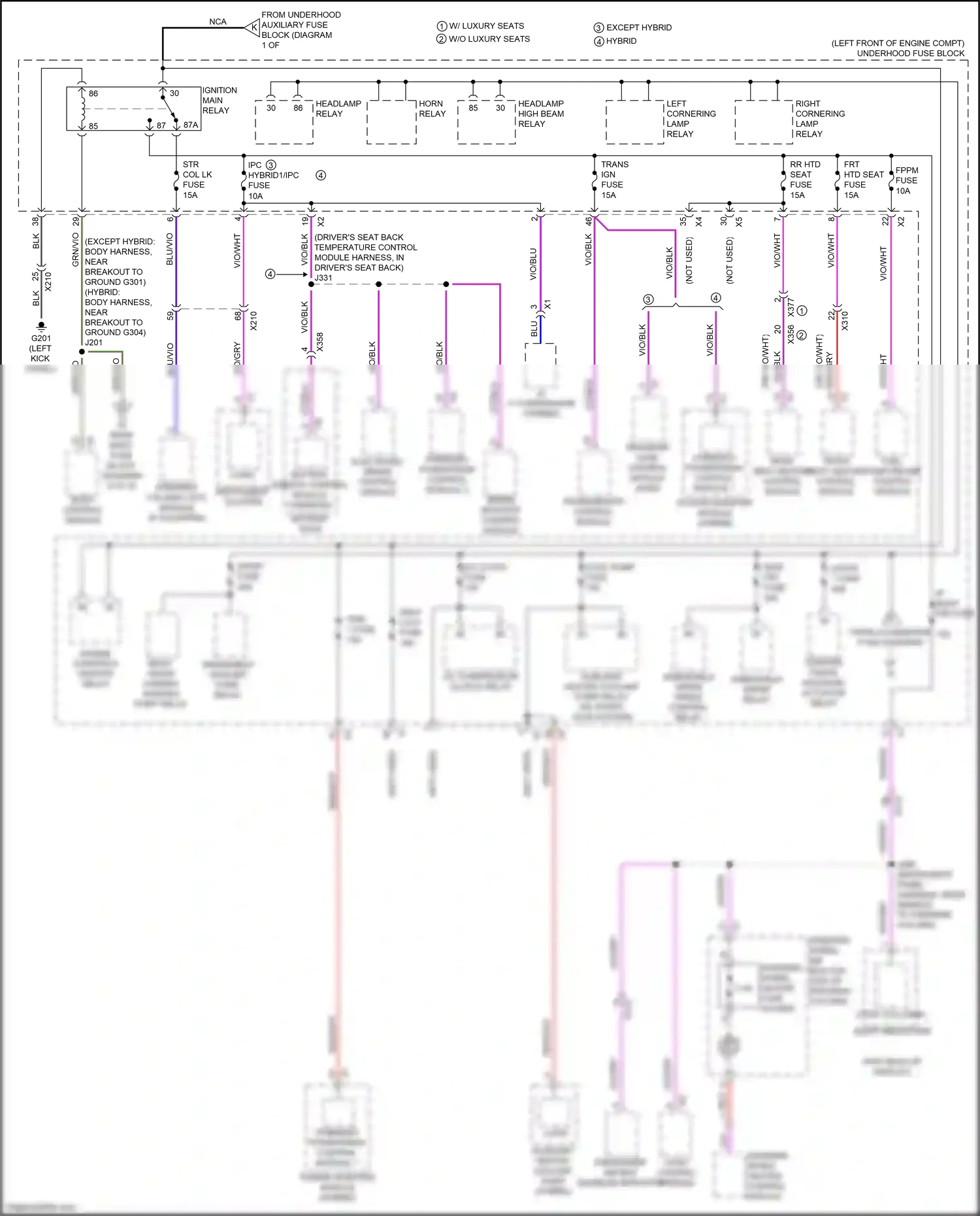 Cadillac CT6 I (2016-2019) transfer case control module wiring diagram  (2 of 5)