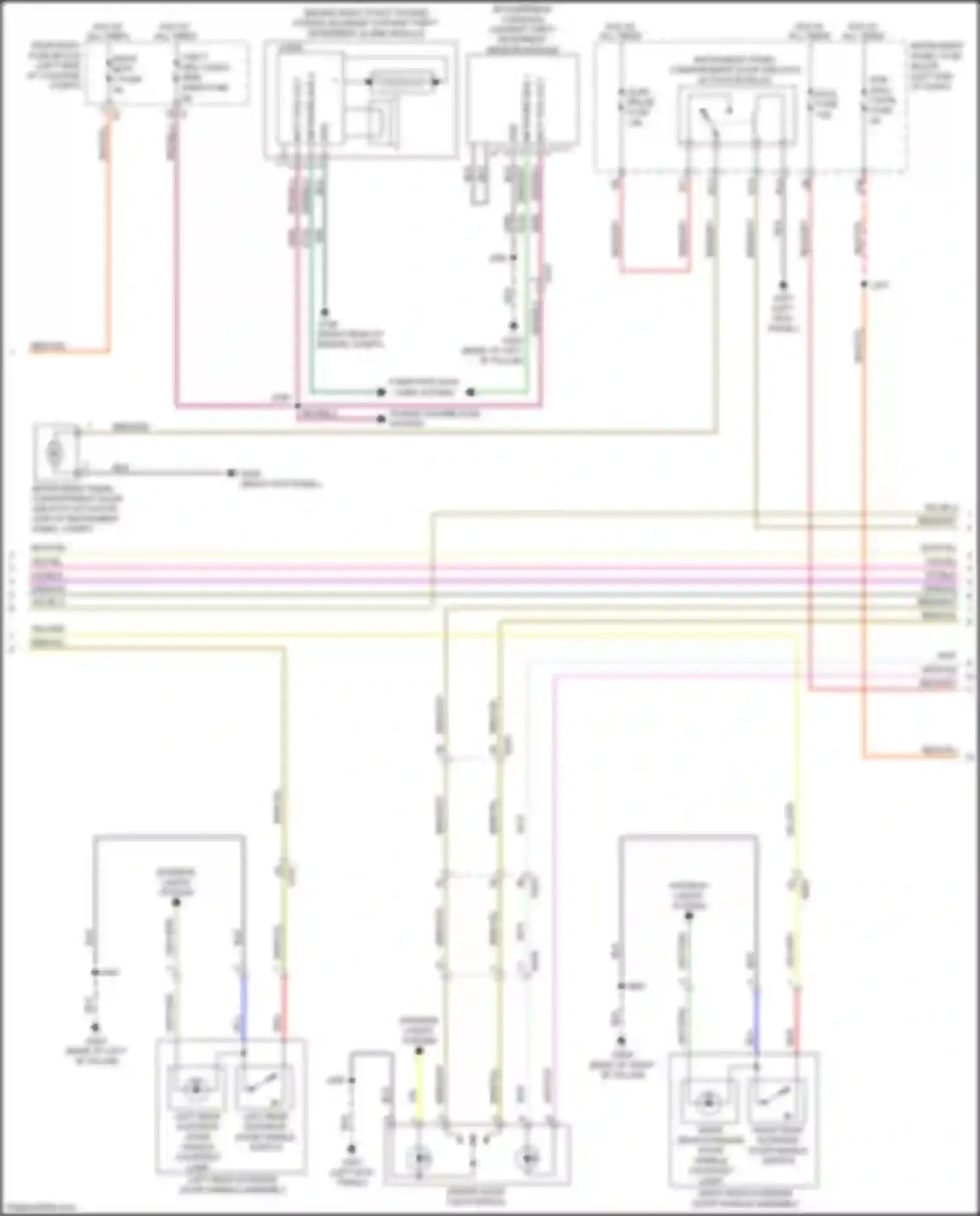 CTS-V Cadillac III (2013-2019): Forced entry circuit (2 of 5)